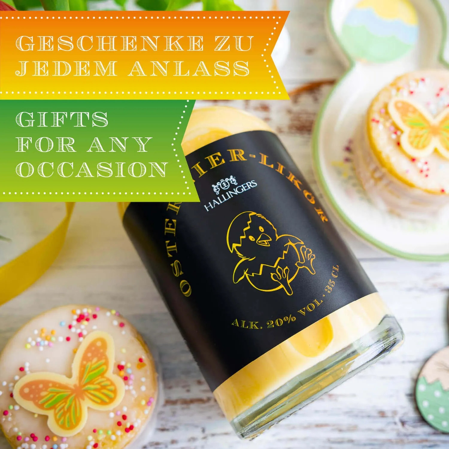 QUALITÄT, DIE MAN SCHMECKT - Edition \Oster-Eierlikör\: Während andere auf süße Beliebigkeit setzen, überzeugt echter Edel-Sahnelikör durch Finesse, ausgewogene Rezepturen und ein Geschmackserlebnis mit bleibendem Eindruck
