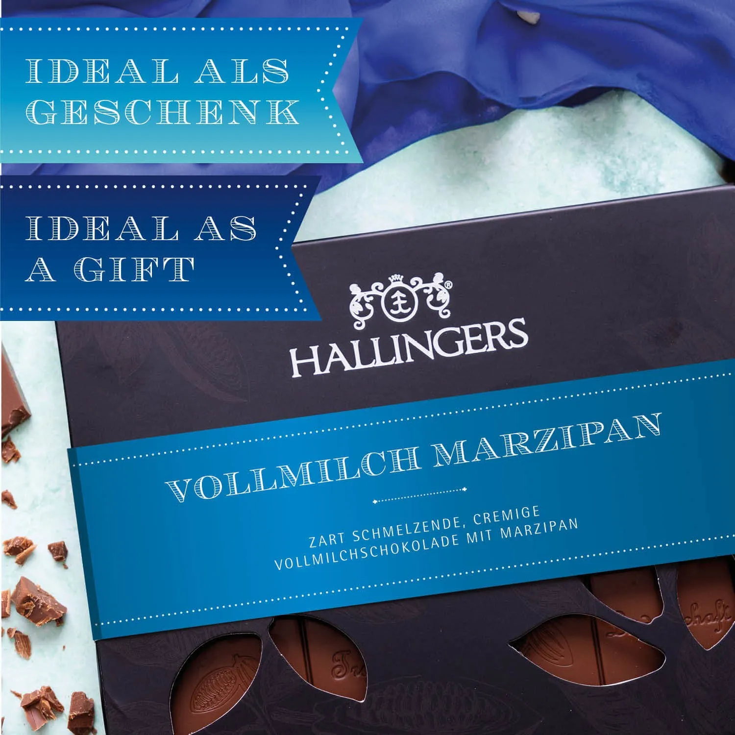 HANDWERK STATT MASSENWARE - Edition \Marzipan\: Während andere auf niedrige Kosten & hohe Stückzahlen setzen, überzeugt echte Premium-Schokolade durch Geschmackstiefe, Qualität & ein Genusserlebnis mit bleibendem Eindruck