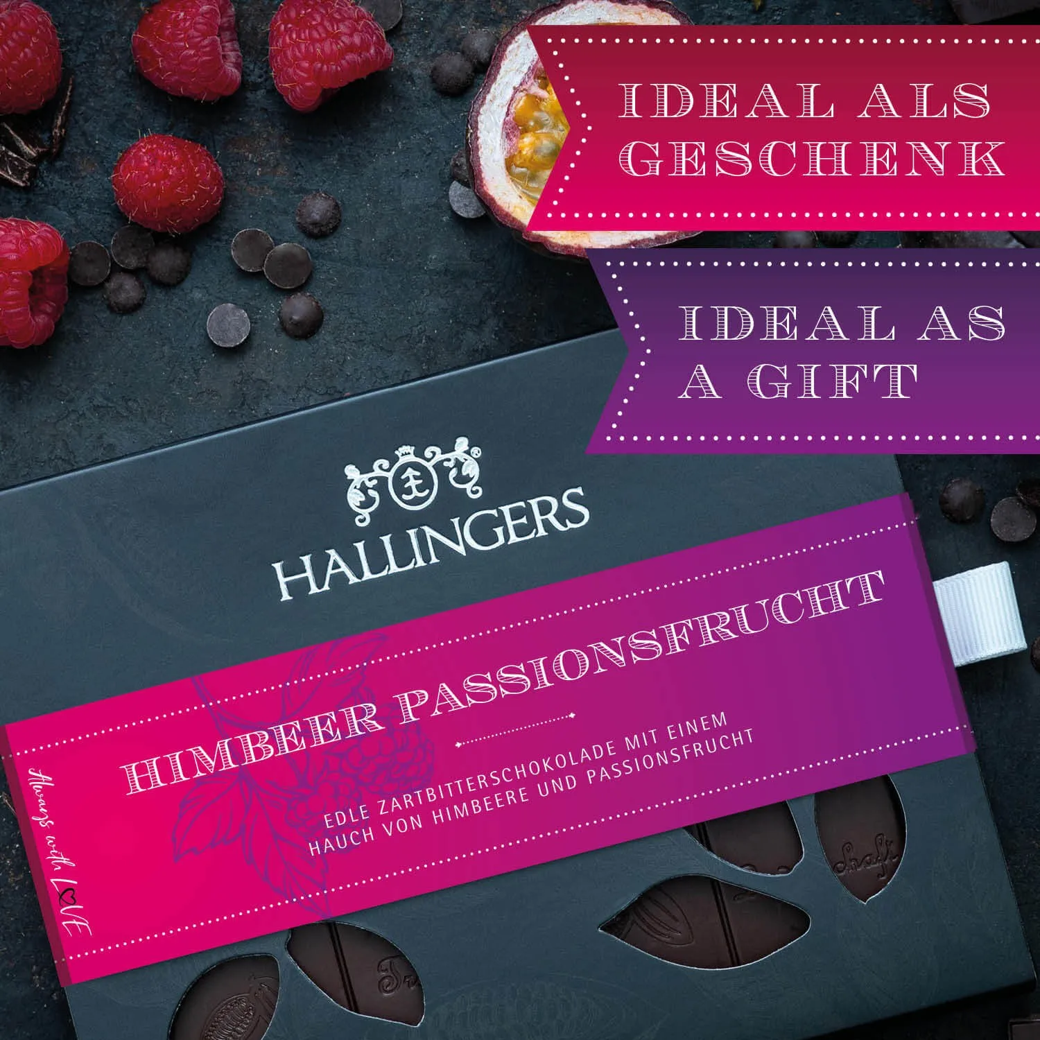 HANDWERK STATT MASSENWARE - Edition \Himbeer-Passionsfrucht\: Nicht jede vegane Schokolade verdient Aufmerksamkeit - der Unterschied zeigt sich dort, wo Geschmack, Qualität und Genuss wichtiger sind als bloße Produktversprechen