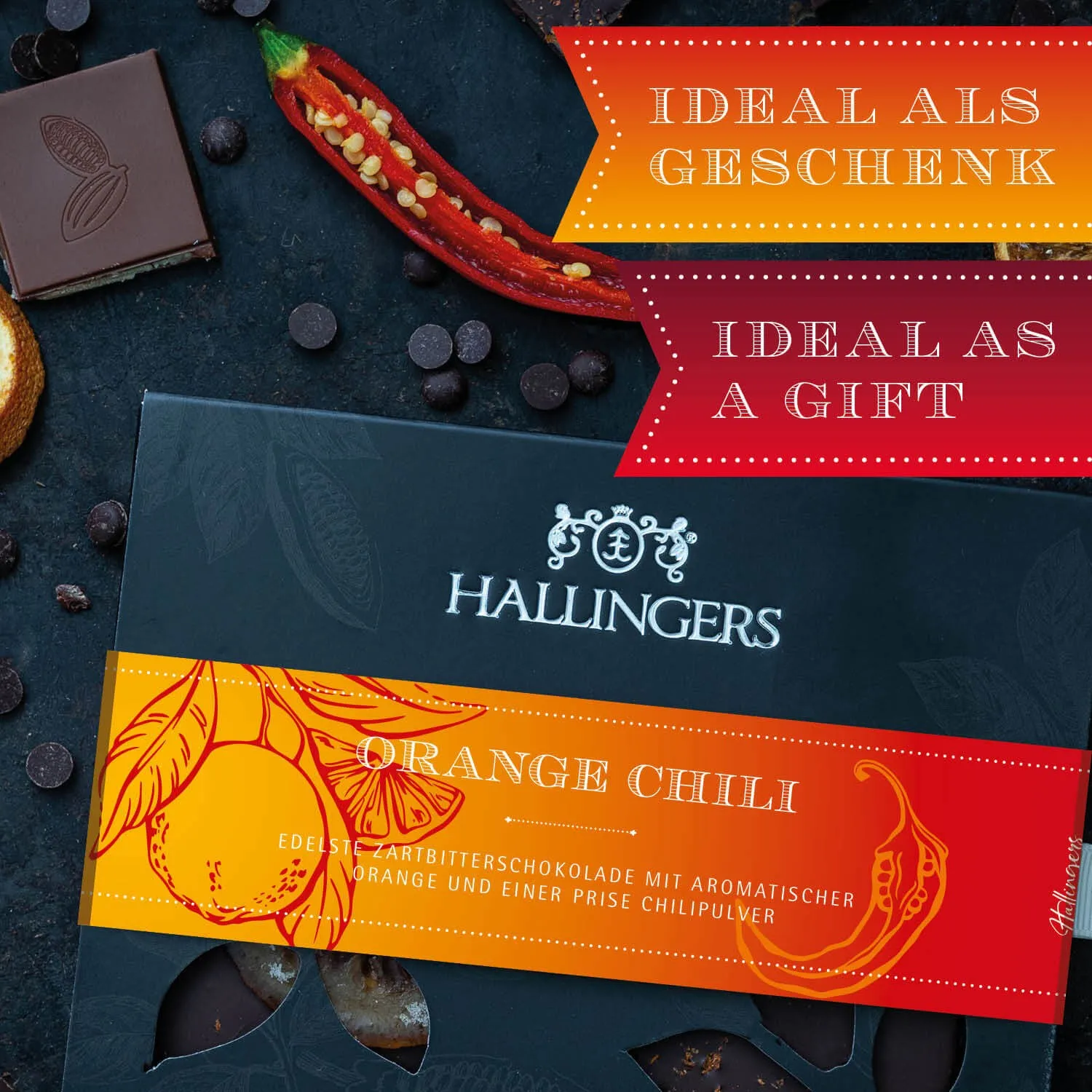 HANDWERK STATT MASSENWARE - Edition \Orange-Chili\: Nicht jede vegane Schokolade verdient Aufmerksamkeit - der Unterschied zeigt sich dort, wo Geschmack, Qualität und Genuss wichtiger sind als bloße Produktversprechen