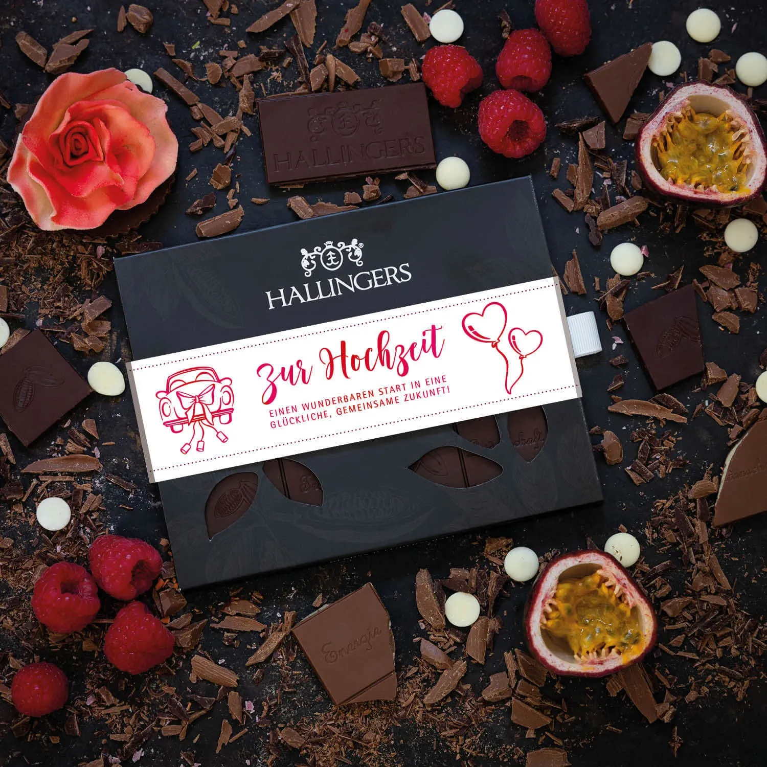 VEGANE SCHOKOLADE OHNE ALKOHOL - Edle Tafel aus handgeschöpftem Confiserie-Edelkakao, veganer Schokoladengenuss und stilvoll verpackt im hochwertigen Karton. Die besondere Geschenkidee für Genießer & süße Genussmomente