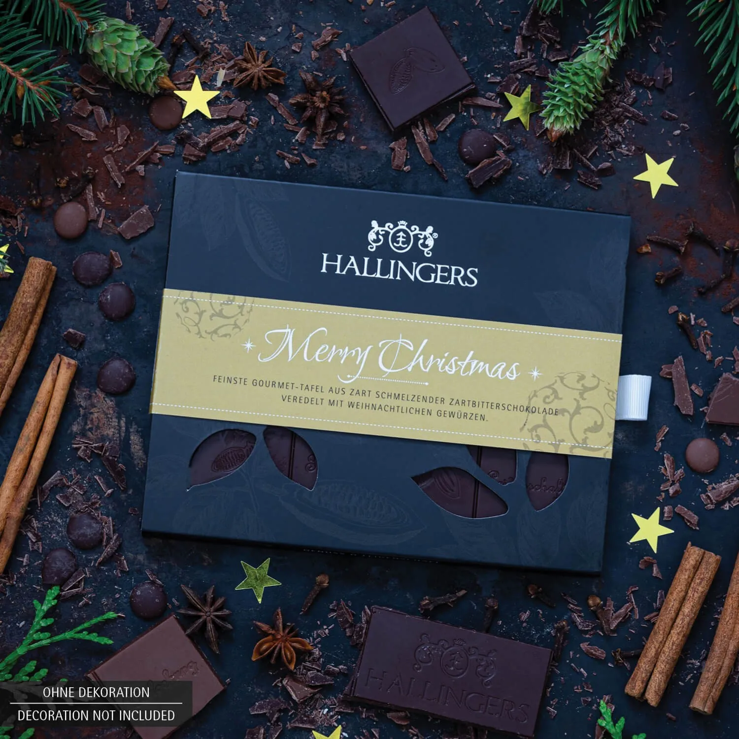 Best of Christmas (großes Mitbringsel Schokolade, Tee, 9er Pralinen & Meistergriller-Gewürz) - Feinkost-Set, Gourmet-Auswahl XXL