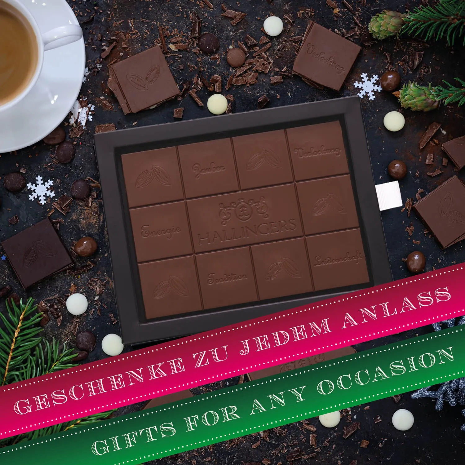 FÜR BESONDERE MENSCHEN & ANLÄSSE - Die besondere Geschenkidee für Frauen, Männer, Freunde, Familie, Kollegen & besondere Lieblingsmenschen. Perfekt für Weihnachten, Nikolaus, Winter, Advent, festliche Überraschungen & besinnliche Genussmomente