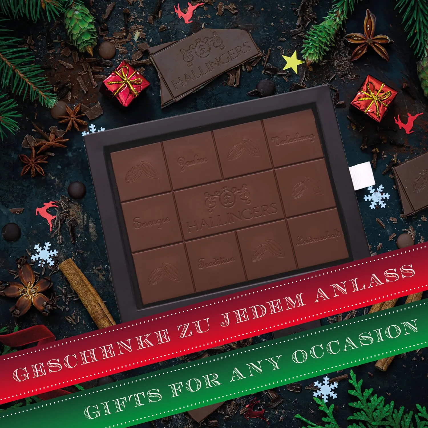 FÜR BESONDERE MENSCHEN & ANLÄSSE - Die besondere Geschenkidee für Frauen, Männer, Freunde, Familie, Kollegen & besondere Lieblingsmenschen. Perfekt für Weihnachten, Nikolaus, Winter, Advent, festliche Überraschungen & besinnliche Genussmomente
