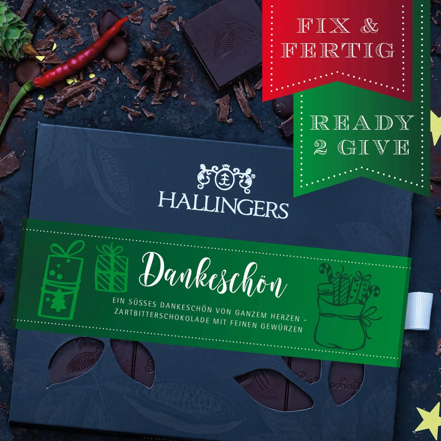 HANDWERK STATT MASSENWARE - Edition \Dankeschön X Mas\: Nicht jede vegane Schokolade verdient Aufmerksamkeit - der Unterschied zeigt sich dort, wo Geschmack, Qualität und Genuss wichtiger sind als bloße Produktversprechen