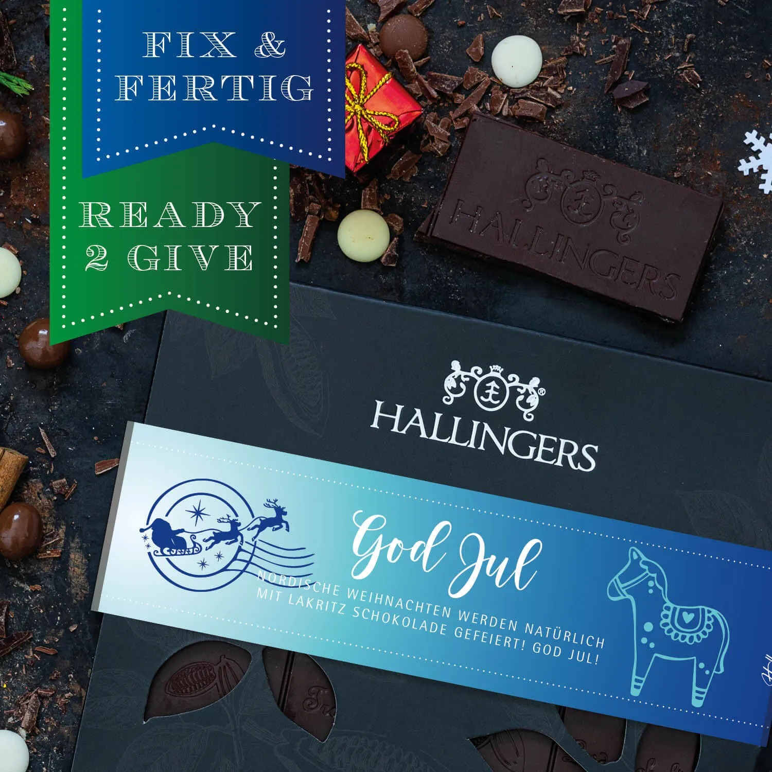 HANDWERK STATT MASSENWARE - Edition \God Jul\: Nicht jede vegane Schokolade verdient Aufmerksamkeit - der Unterschied zeigt sich dort, wo Geschmack, Qualität und Genuss wichtiger sind als bloße Produktversprechen