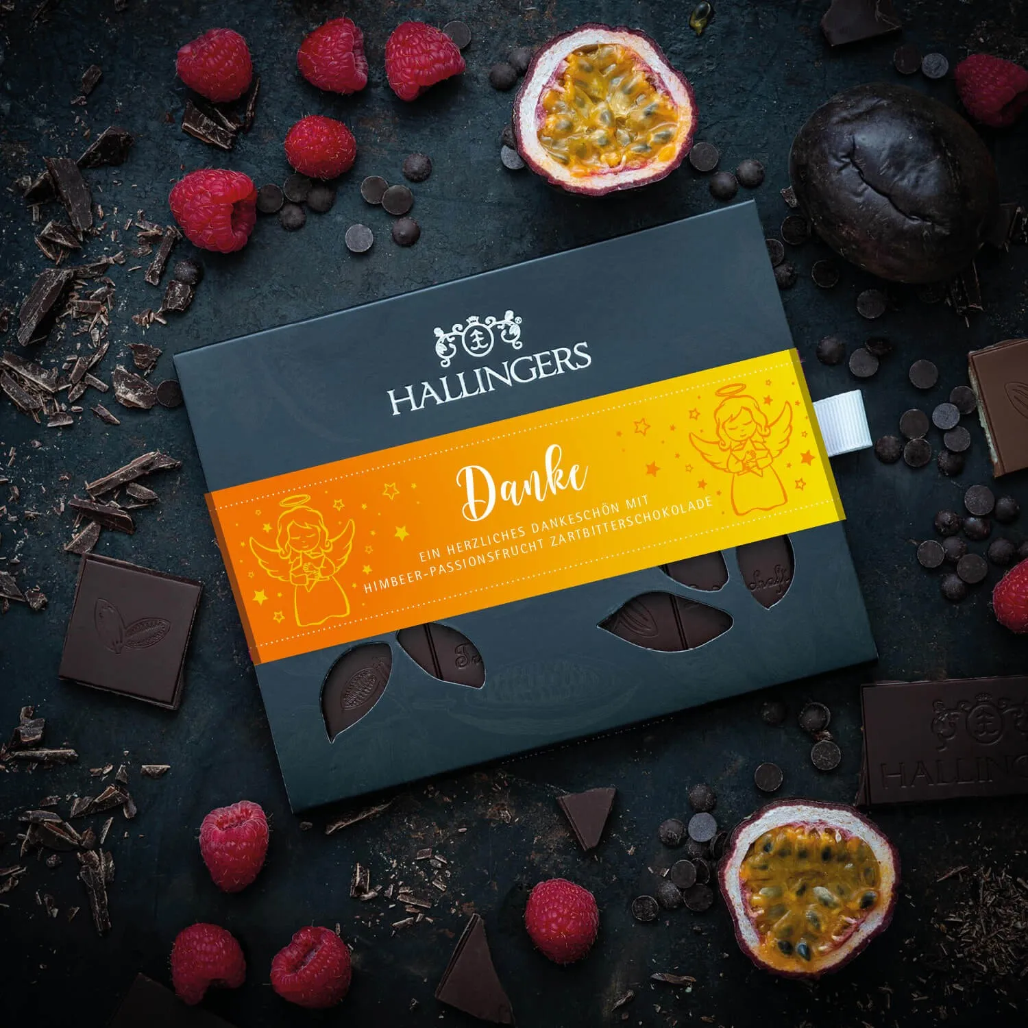 VEGANE SCHOKOLADE OHNE ALKOHOL - Edle Tafel aus handgeschöpftem Confiserie-Edelkakao, veganer Schokoladengenuss und stilvoll verpackt im hochwertigen Karton. Die besondere Geschenkidee für Genießer & süße Genussmomente