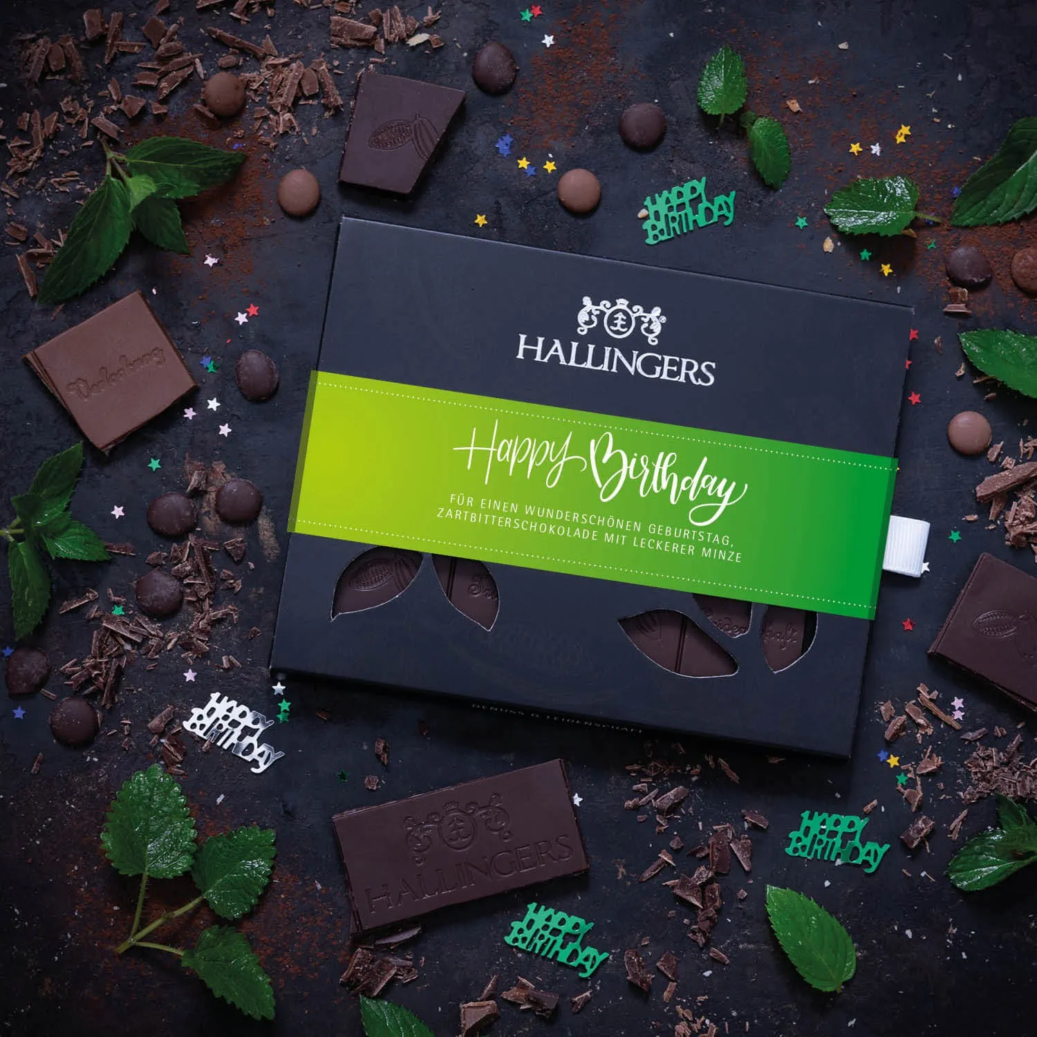 VEGANE SCHOKOLADE OHNE ALKOHOL - Edle Tafel aus handgeschöpftem Confiserie-Edelkakao, veganer Schokoladengenuss und stilvoll verpackt im hochwertigen Karton. Die besondere Geschenkidee für Genießer & süße Genussmomente