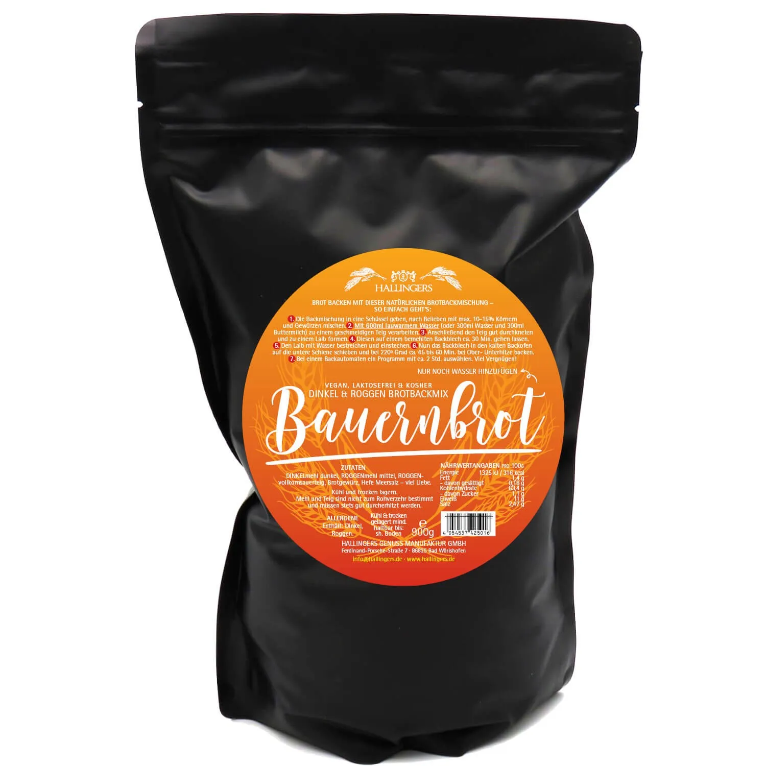 Bauernbrot - Brotbackmischung, frisch aus der Mühle