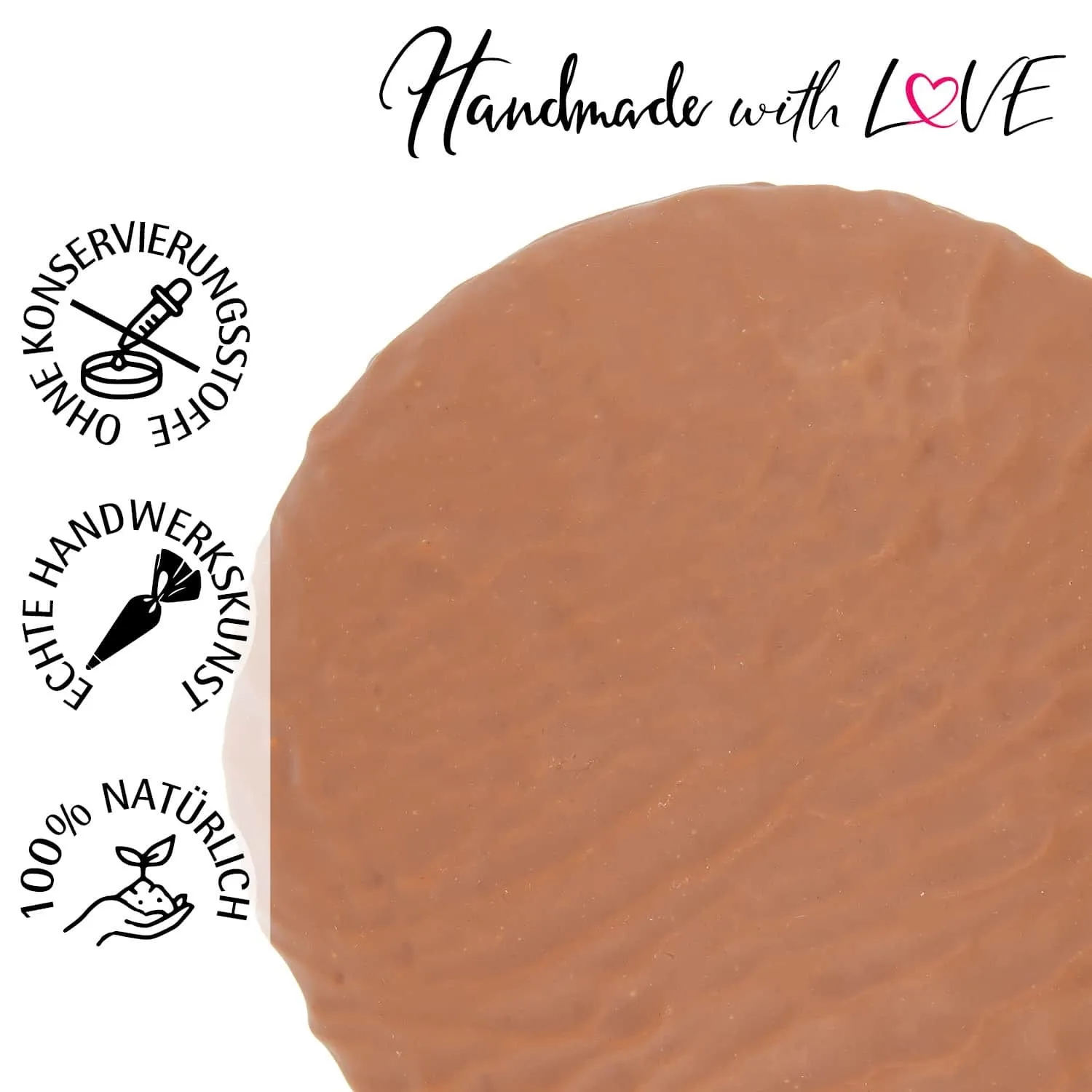 Vollmilch - Elisen-Lebkuchen, handmade hoher Kernanteil