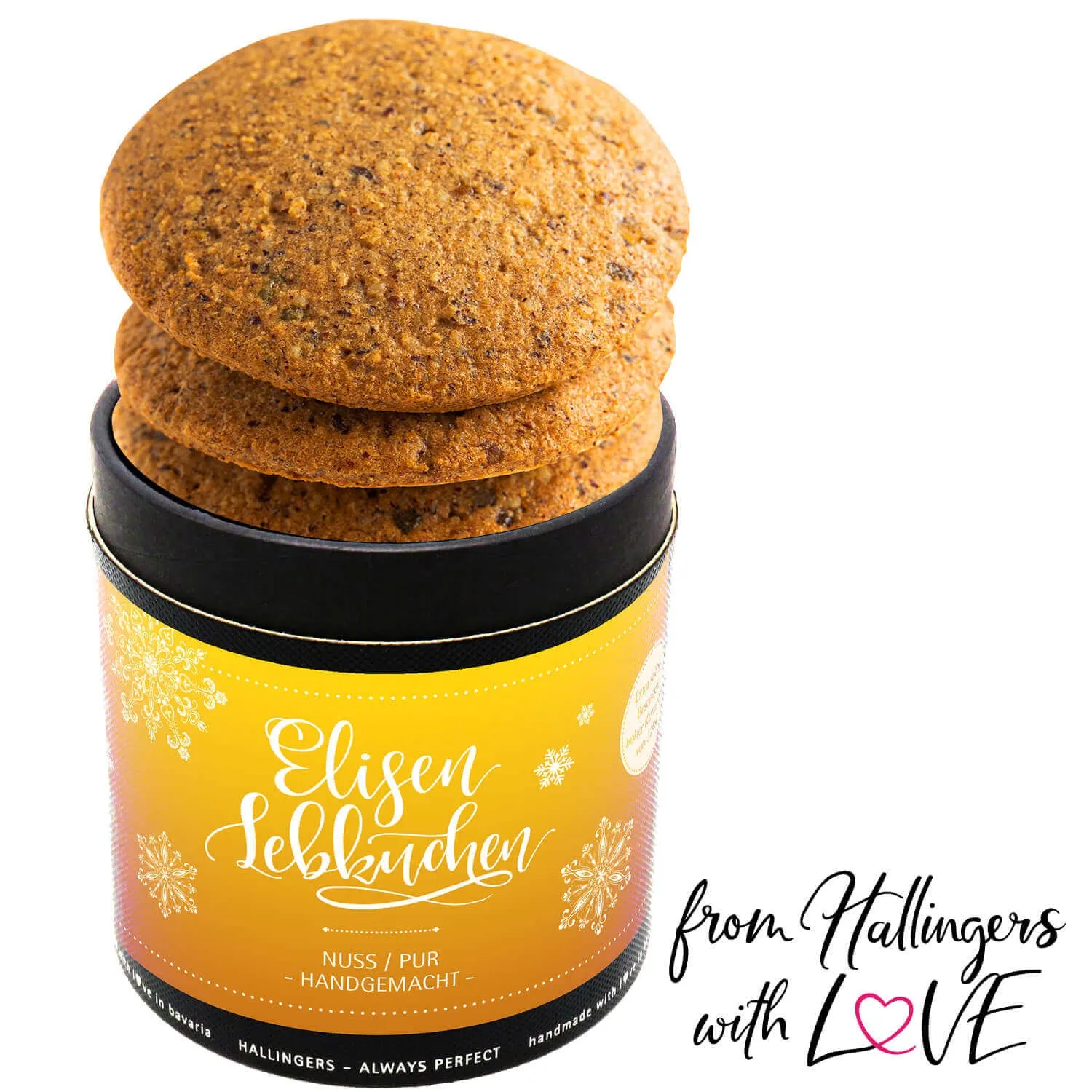 Nuss (pur) XXL - Elisen-Lebkuchen, handmade hoher Kernanteil