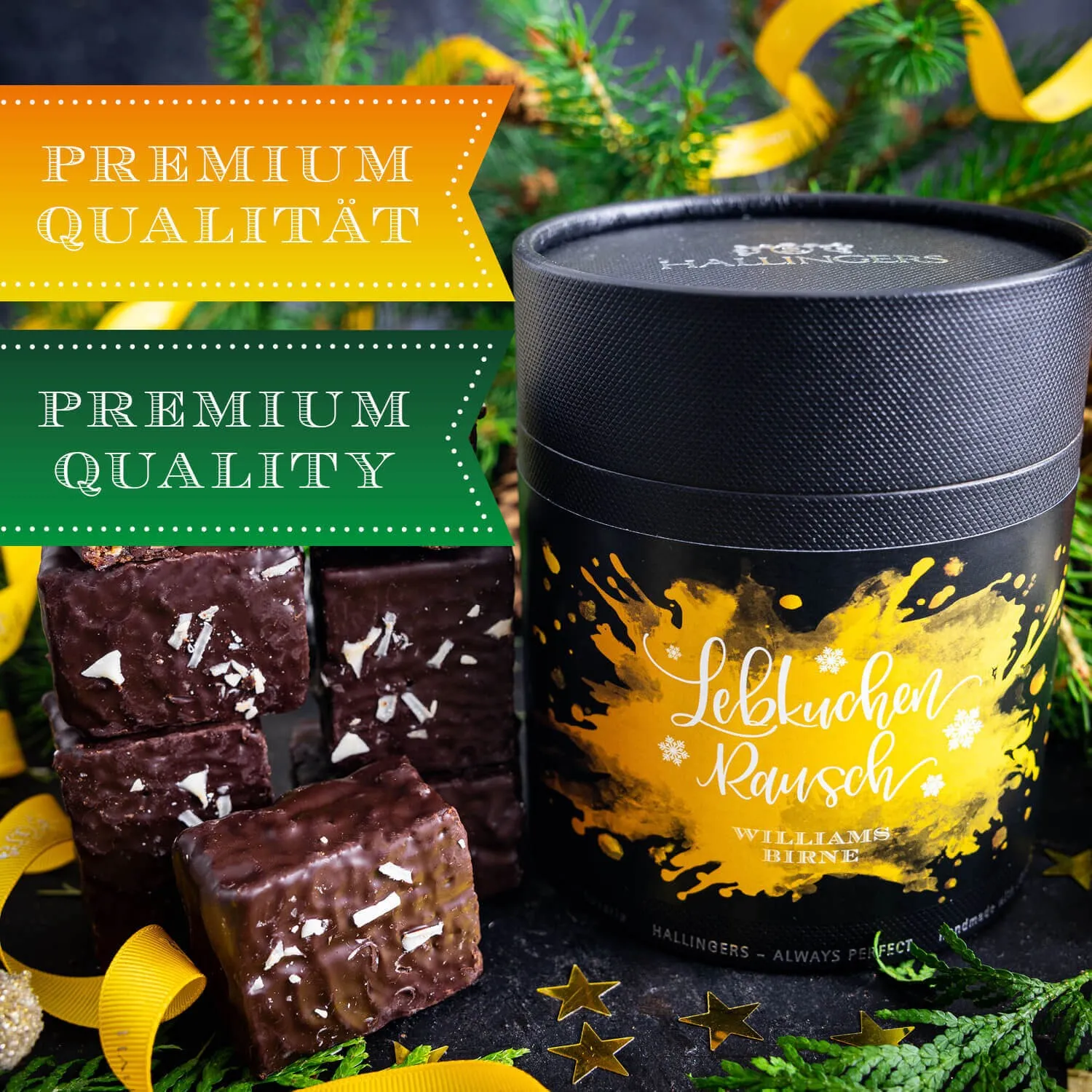 HANDWERK STATT MASSENWARE - Edition \Williams-Birne\: Vergiss, was gewöhnliche Lebkuchen versprechen - echter Lebkuchen-Rausch entsteht nicht durch Zucker und Massenware, sondern durch Geschmack, Qualität und pure Genussleidenschaft