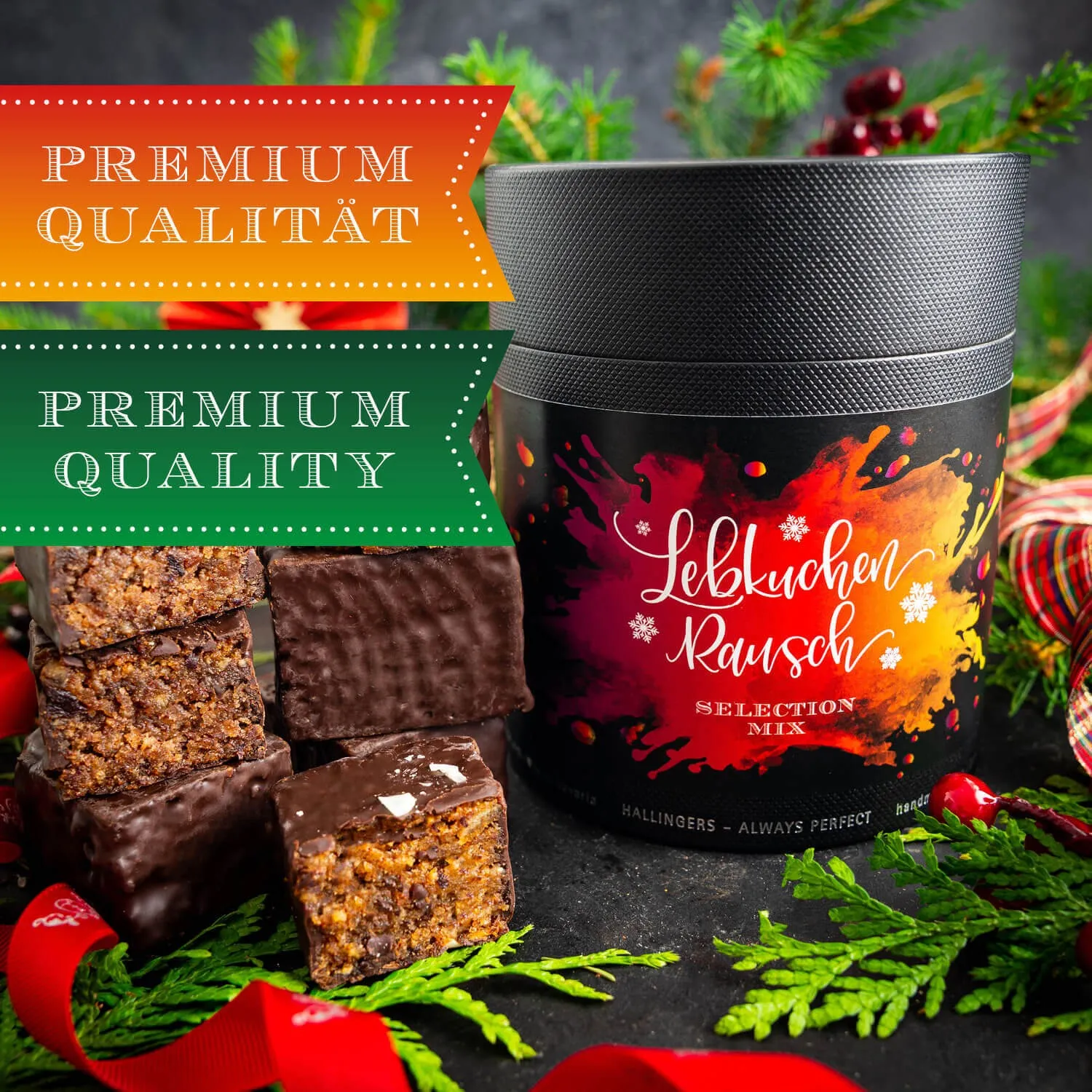 HANDWERK STATT MASSENWARE - Edition \Selection\: Vergiss, was gewöhnliche Lebkuchen versprechen - echter Lebkuchen-Rausch entsteht nicht durch Zucker und Massenware, sondern durch Geschmack, Qualität und pure Genussleidenschaft