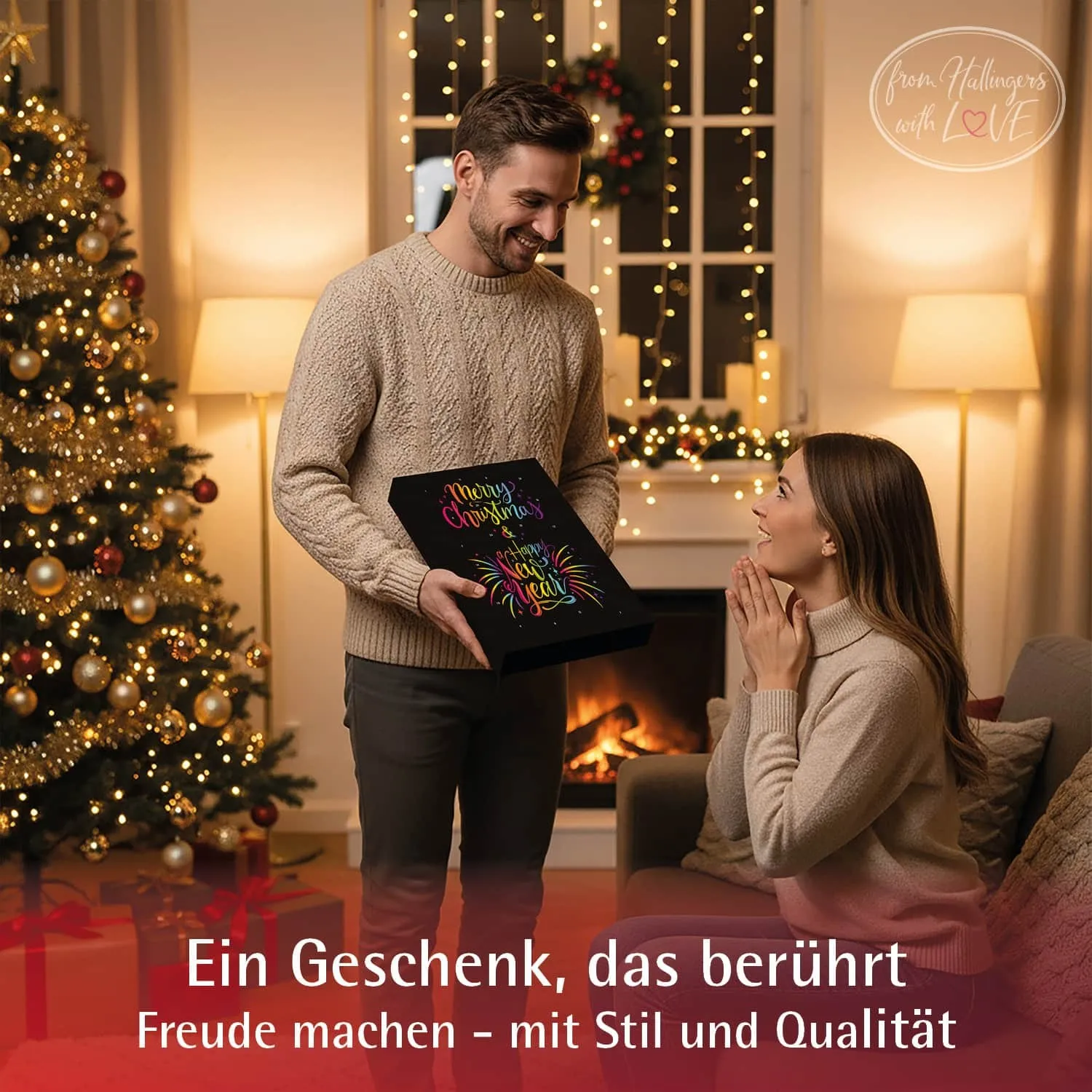 Adventskalender Rainbow - Fruchtsaftbärchen, 48x XXL & handmade