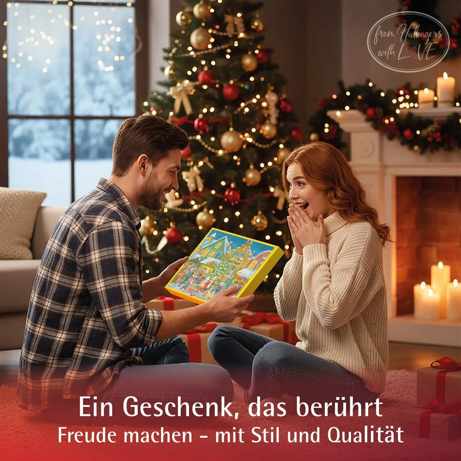 Adventskalender Mäuschen - Fruchtsaftbärchen, 48x XXL & handmade