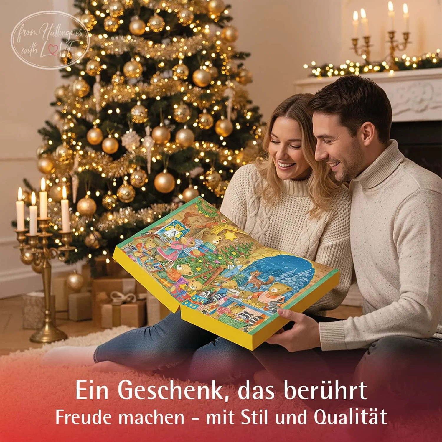 Adventskalender Bärchen - Fruchtsaftbärchen, 48x XXL & handmade