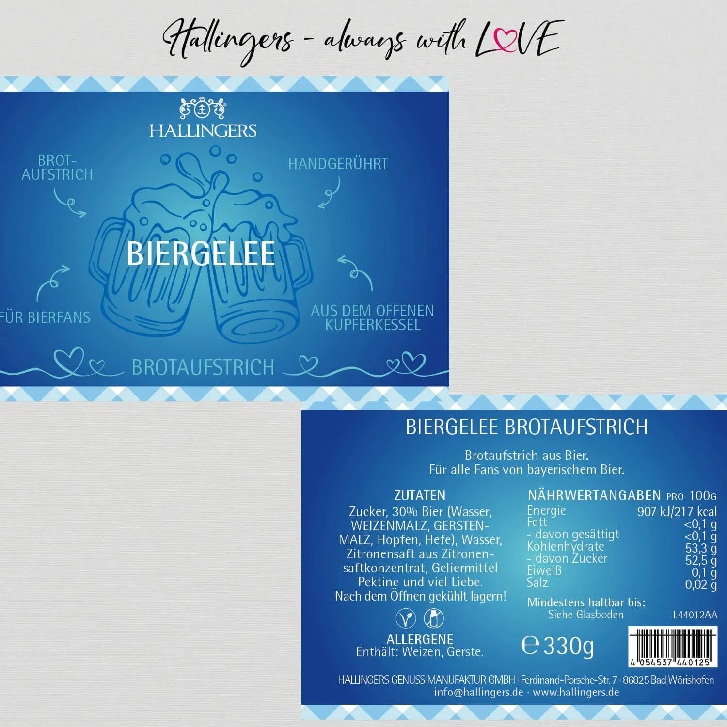 Biergelee - Biergelee, handgerührt Kupferkessel