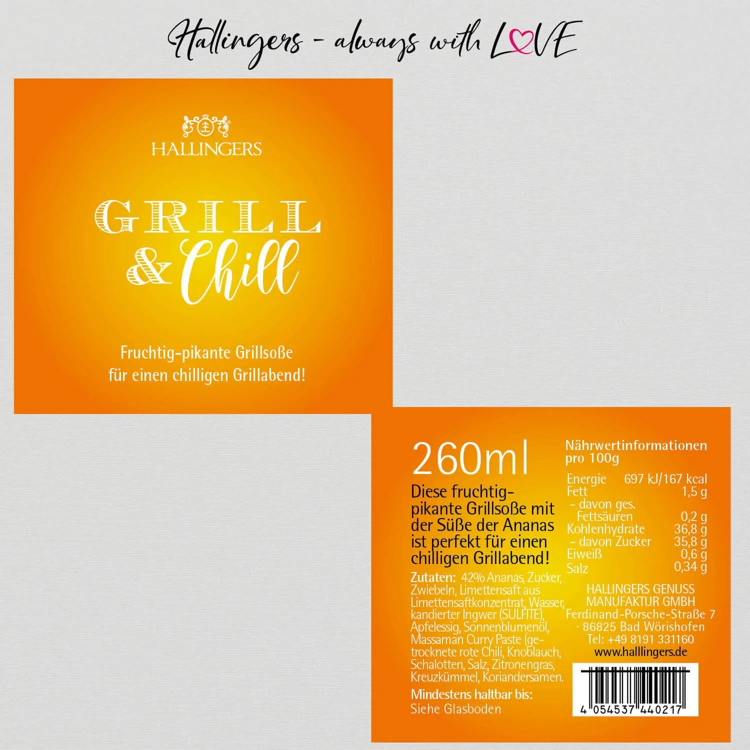 Grill & Chill - Chutney, Grill & Marinade im Glas