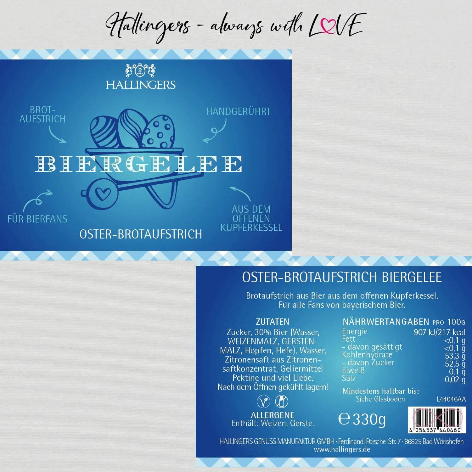 Oster Brotaufstrich (Biergelee) - Biergelee, handgerührt Kupferkessel