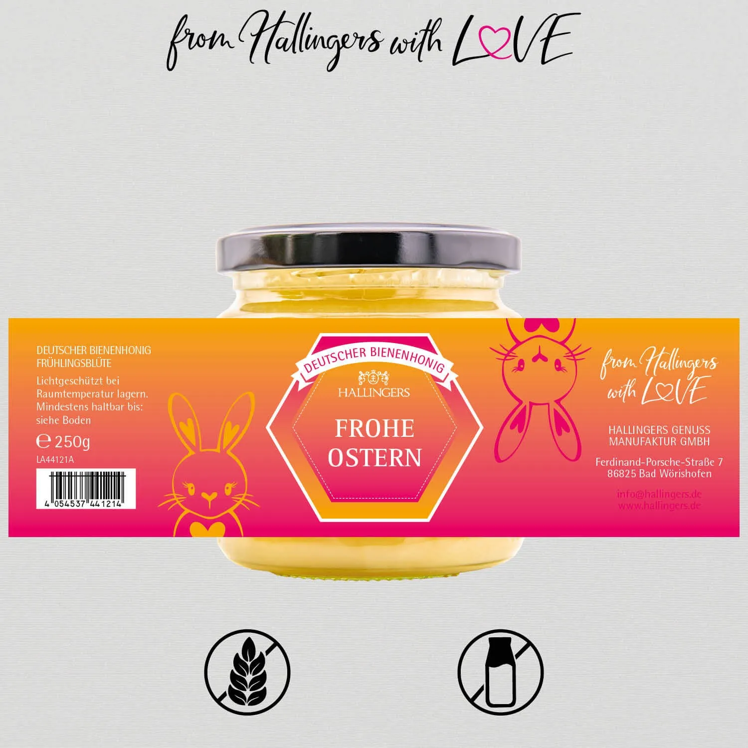 Oster-Honig (Frühlingsblüte) - Honig, ungefiltert vom Imker