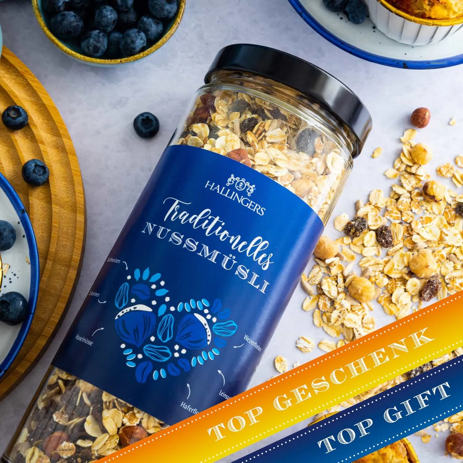 QUALITÄT, DIE MAN SCHMECKT - Edition \Traditionelles Nuss Müsli\: Schluss mit langweiligen Müslis voller Füllstoffe & Beliebigkeit - der Unterschied zeigt sich, wo Genuss, Qualität & sorgfältig abgestimmte Rezepturen den Ton angeben