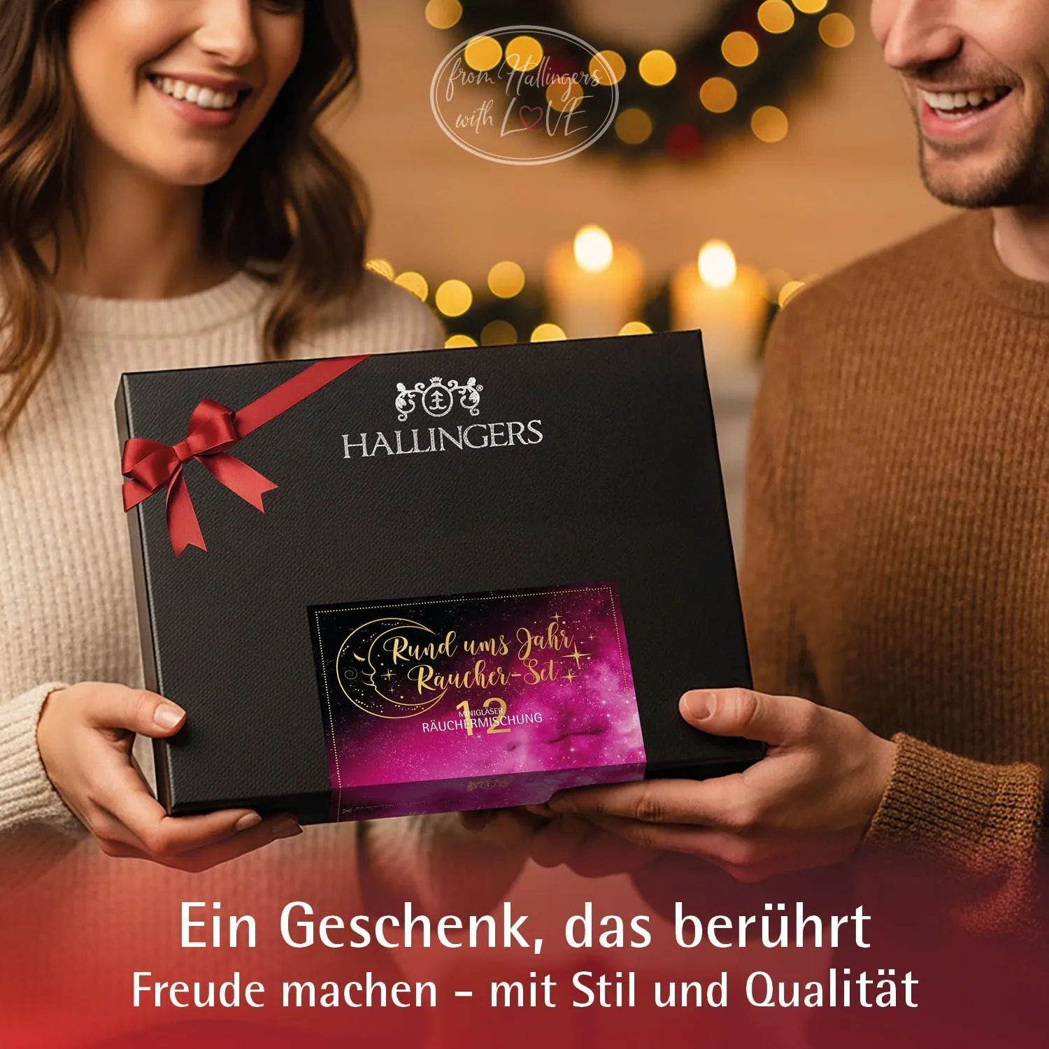 Ganz-Jahres-Set - Räucherwerk-Set, zum Räuchern Geschenkbox