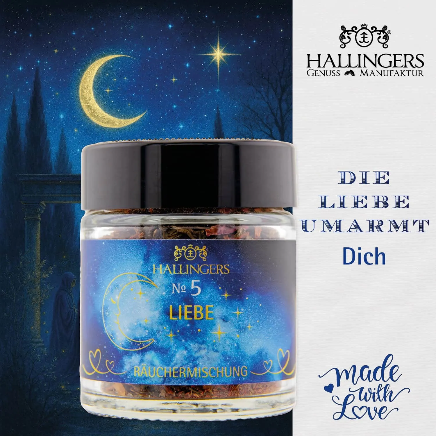 MOMENTE DER EINKEHR - Edition \Kraft & Liebe\: Während andere auf günstige Massenware und austauschbare Mischungen setzen, überzeugt echtes Räucherwerk durch Charakter, Authentizität und spürbare Qualität bei jedem Ritual