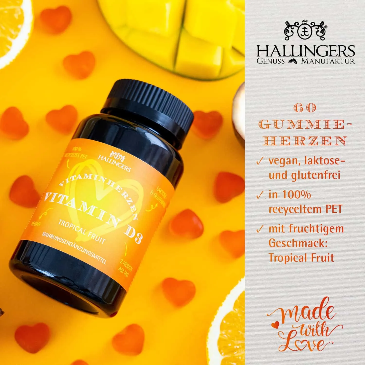 QUALITÄT, DIE MAN SCHMECKT - Edition \Vitamin D3, Herz\: Schluss mit Produkten, die mehr vom Marketing als von ihrer Zusammensetzung leben - entscheidend sind hochwertige Inhaltsstoffe statt großer Versprechen und kurzfristiger Trends