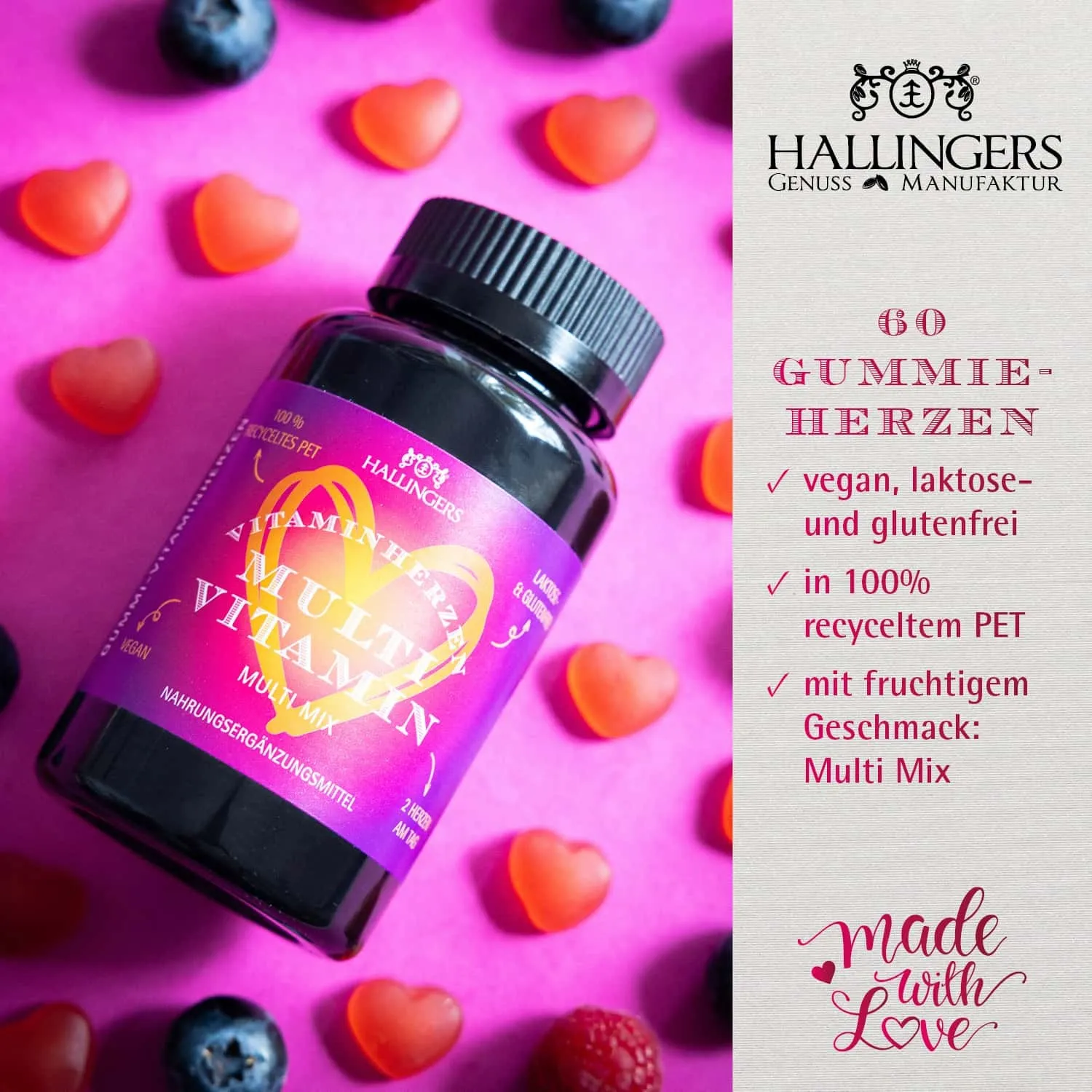 QUALITÄT, DIE MAN SCHMECKT - Edition \Multi, Herz\: Während viele Produkte vor allem vom Marketing leben, zählt am Ende nur die Qualität - sorgfältig ausgewählte Inhaltsstoffe statt lauter Versprechen und kurzfristiger Trends