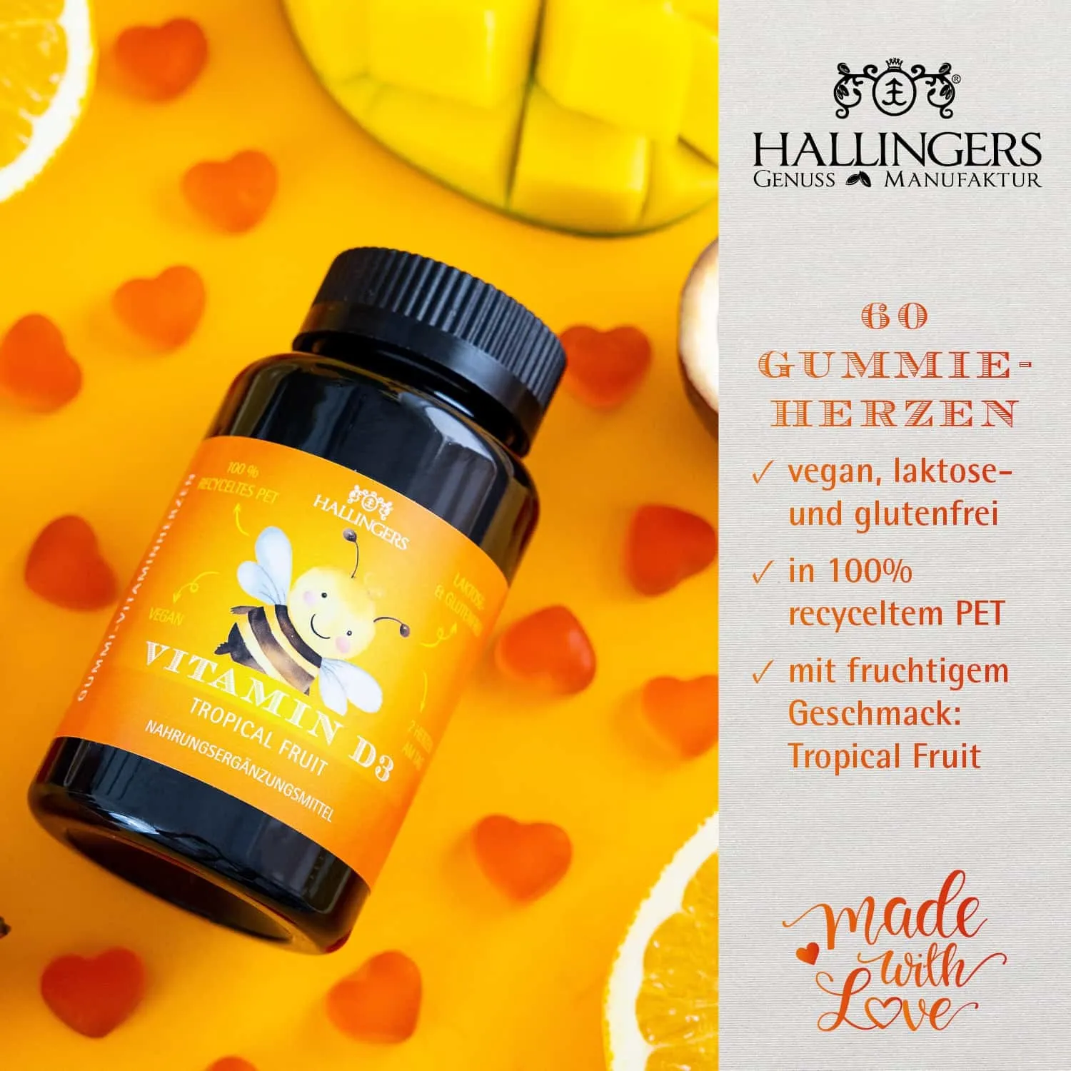 QUALITÄT, DIE MAN SCHMECKT - Edition \Vitamin D3, Biene\: Schluss mit Produkten, die mehr vom Marketing als von ihrer Zusammensetzung leben - entscheidend sind hochwertige Inhaltsstoffe statt großer Versprechen und kurzfristiger Trends