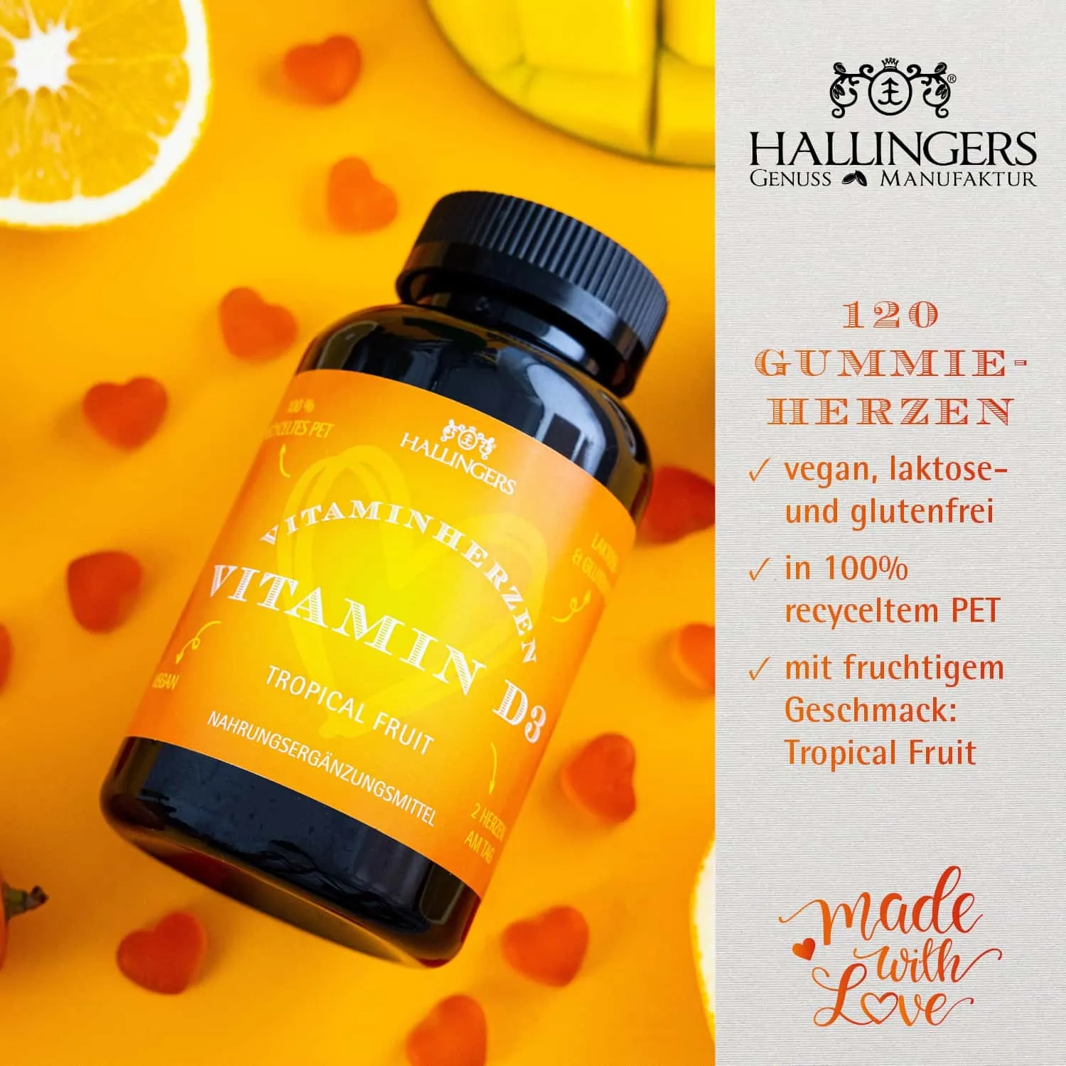 QUALITÄT, DIE MAN SCHMECKT - Edition \Vitamin D3, Herz\: Schluss mit Produkten, die mehr vom Marketing als von ihrer Zusammensetzung leben - entscheidend sind hochwertige Inhaltsstoffe statt großer Versprechen und kurzfristiger Trends