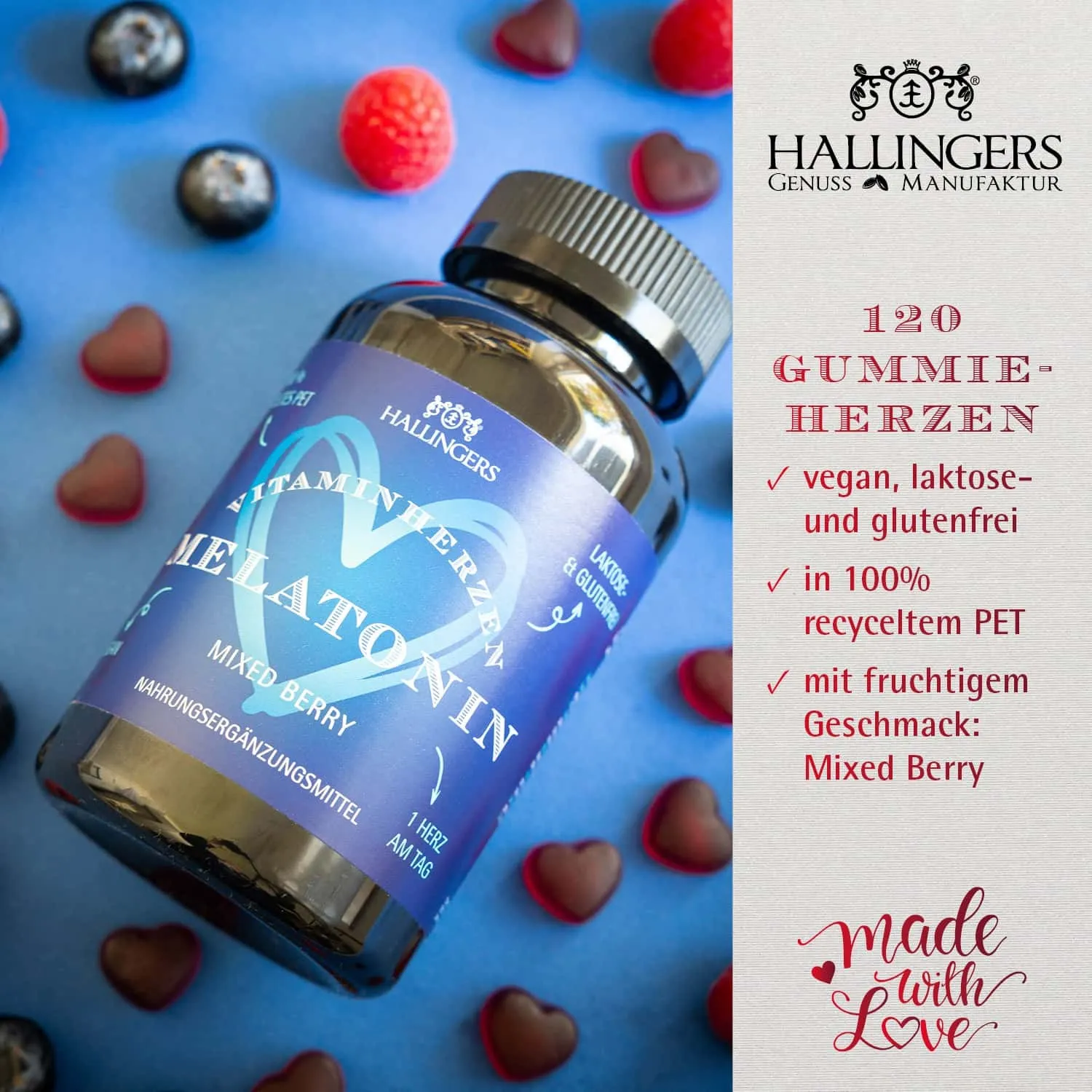 QUALITÄT, DIE MAN SCHMECKT - Edition \Melatonin, Herz\: Schluss mit schlaflosen Nächten und Produkten ohne spürbaren Mehrwert - echter Unterschied beginnt dort, wo Qualität, Vertrauen und eine durchdachte Zusammensetzung überzeugen