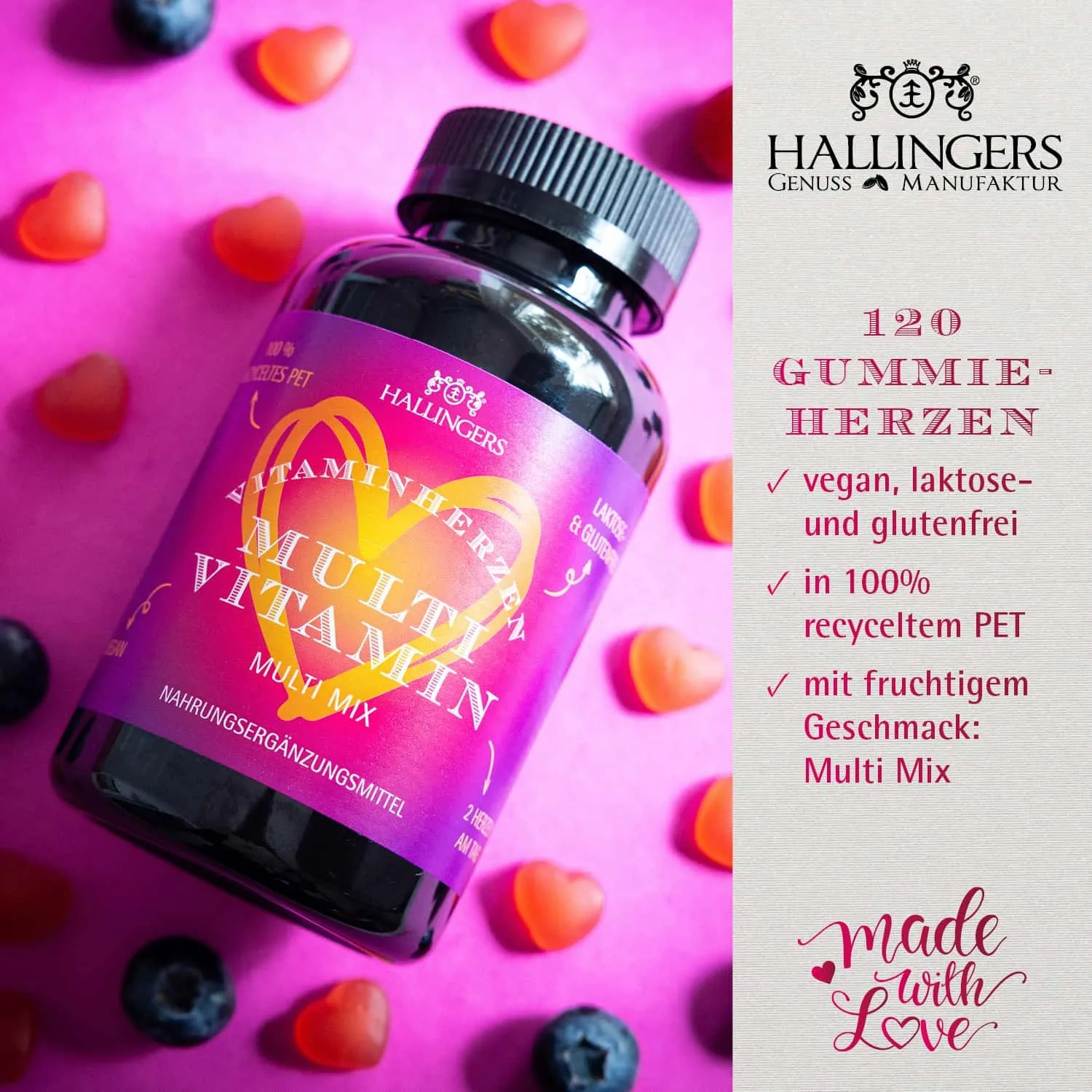QUALITÄT, DIE MAN SCHMECKT - Edition \Multi Vitamin, Herz\: Während viele Produkte vor allem vom Marketing leben, zählt am Ende nur die Qualität - sorgfältig ausgewählte Inhaltsstoffe statt lauter Versprechen und kurzfristiger Trends