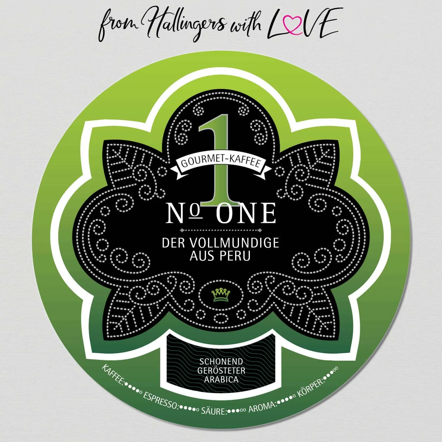 No. One (aus Peru) - Edel-Kaffee, langzeit geröstet