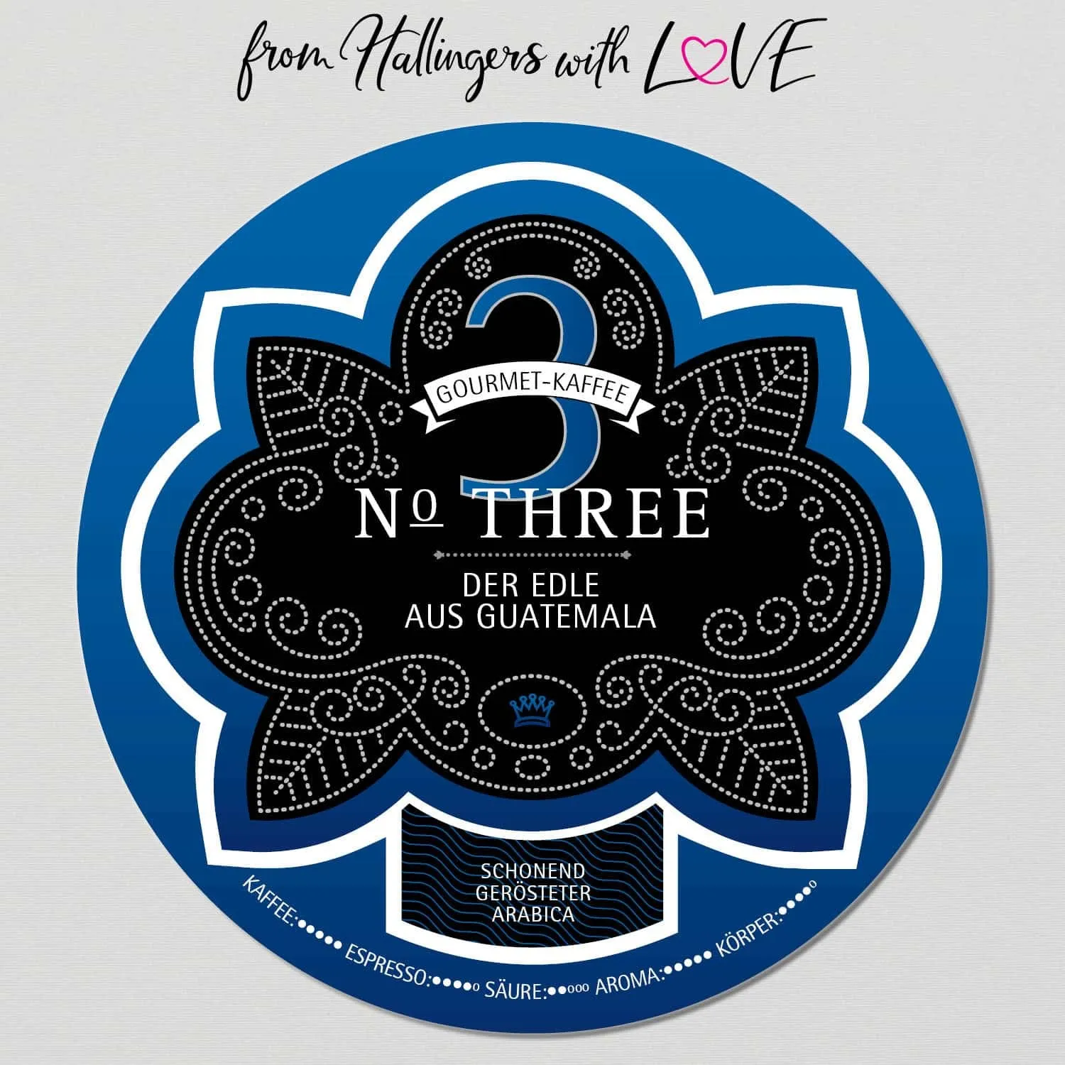 No. Three (aus Guatemala) - Edel-Kaffee, langzeit geröstet