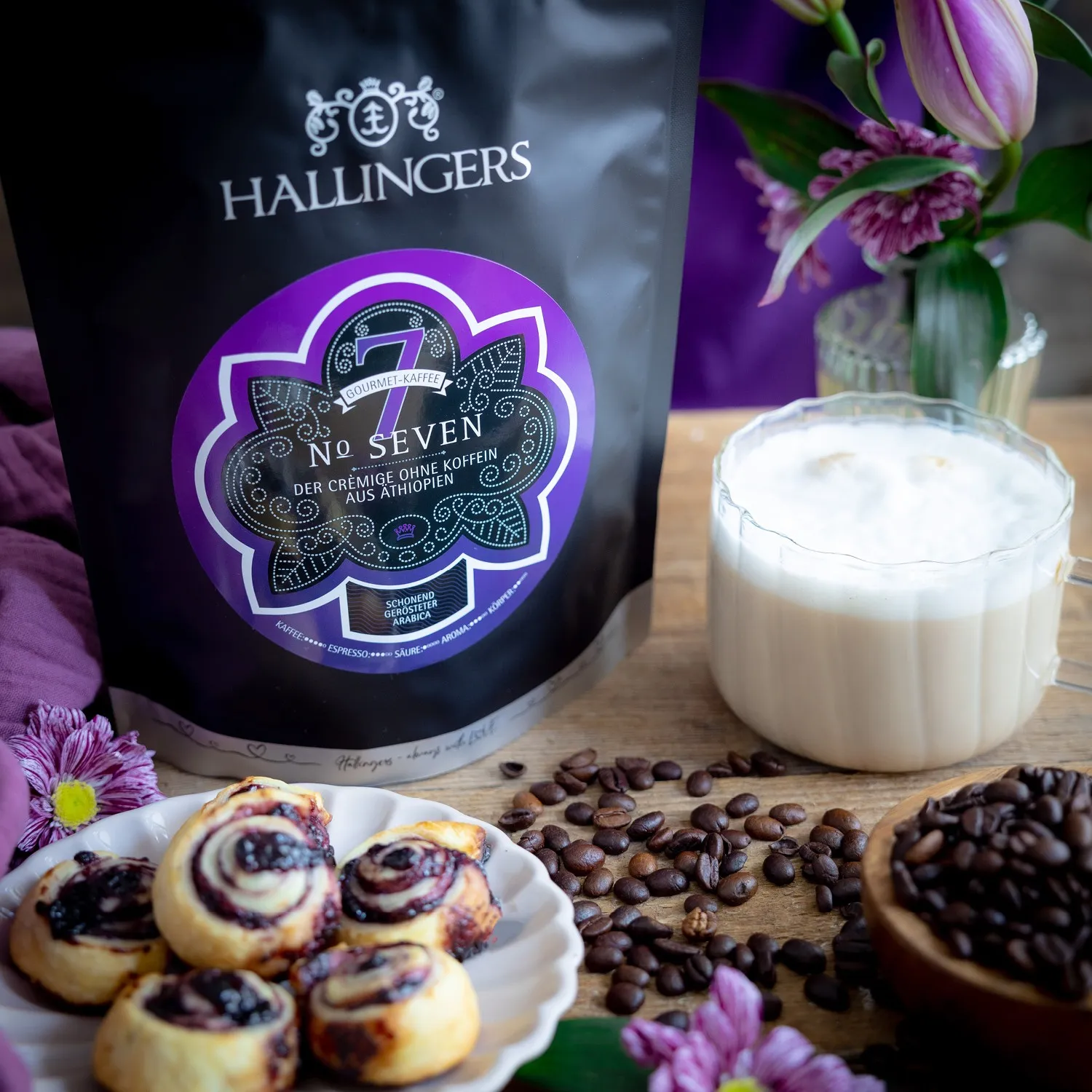 KOFFEINFREIER KAFFEE - Schonend langzeitgerösteter Kaffee bei niedrigen Temperaturen & ohne Koffein für besonders aromatischen und ausgewogenen Kaffeegenuss. Die besondere Geschenkidee für bewusste Genießer & entspannte Kaffeemomente