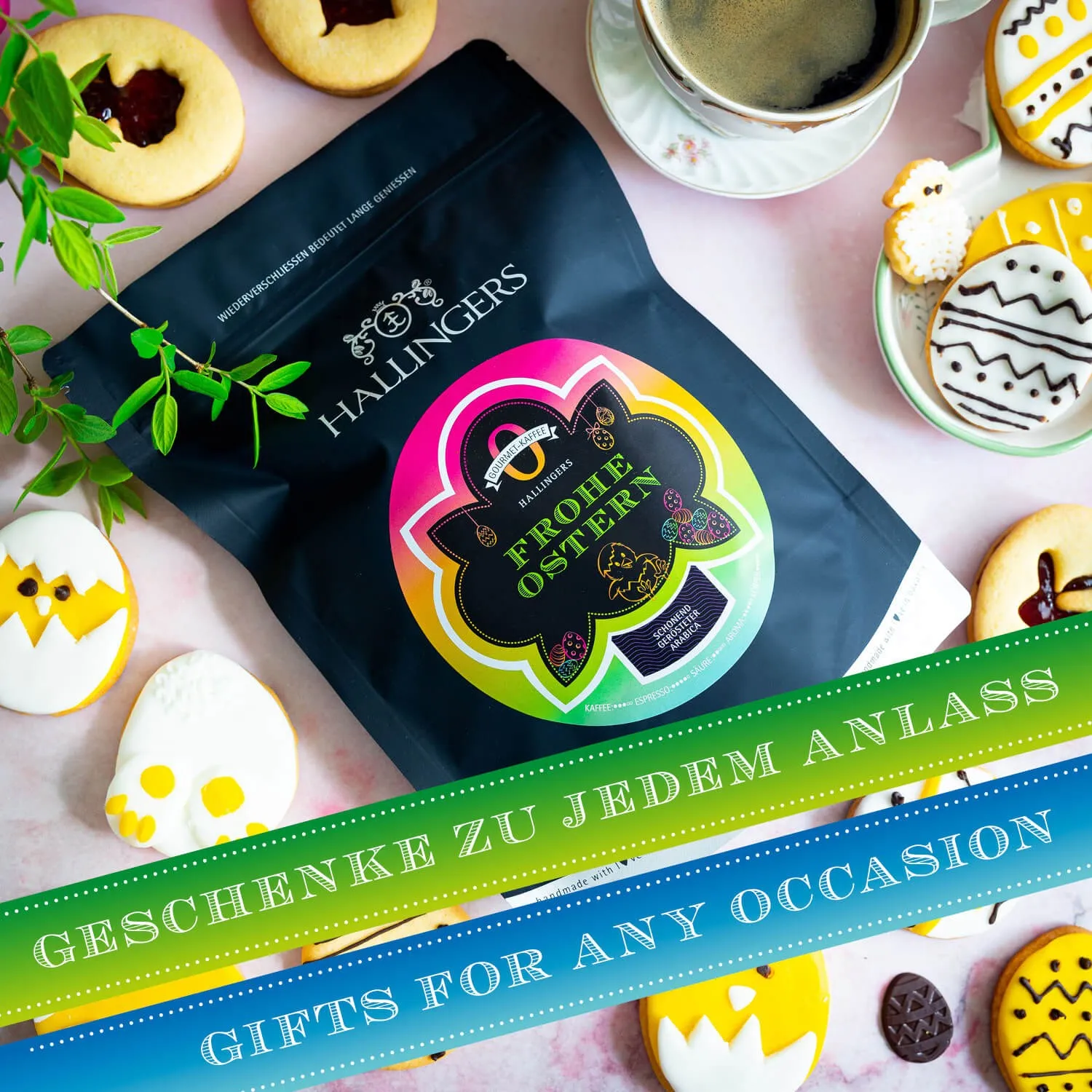 FÜR BESONDERE MENSCHEN & ANLÄSSE - Die besondere Geschenkidee für Frauen, Männer, Freunde, Familie, Kollegen & besondere Lieblingsmenschen. Perfekt für Ostern, das Osternest, den Osterbrunch, frühlingshafte Ostergeschenke & gemeinsame Momente