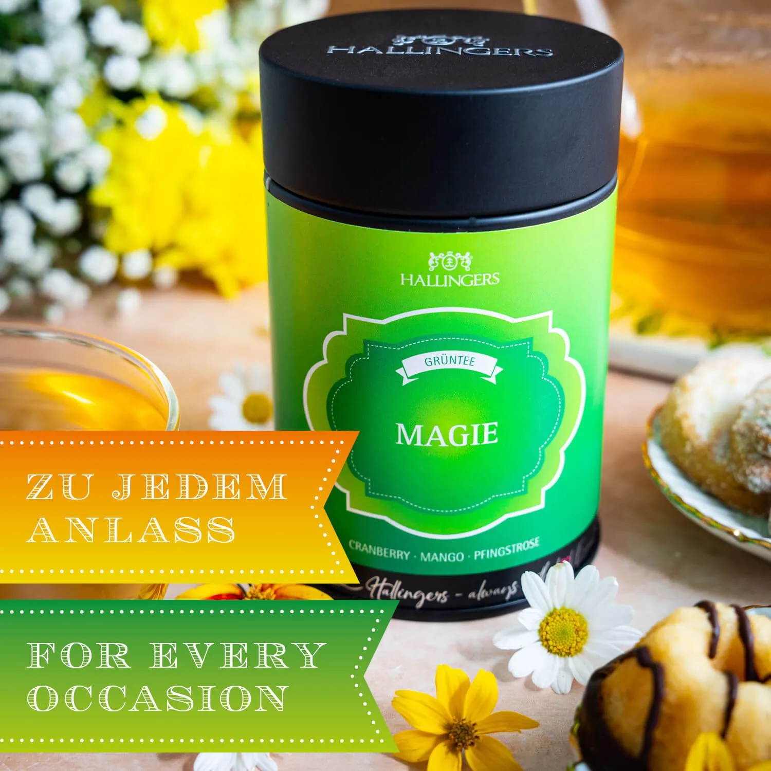 VOLLES AROMA, VOLLER GENUSS - Edition \Magie\: Während andere auf industrielle Standardmischungen und maximale Erträge setzen, überzeugt echter Grüntee durch Finesse, Charakter und ein Aroma fernab gewöhnlicher Massenware
