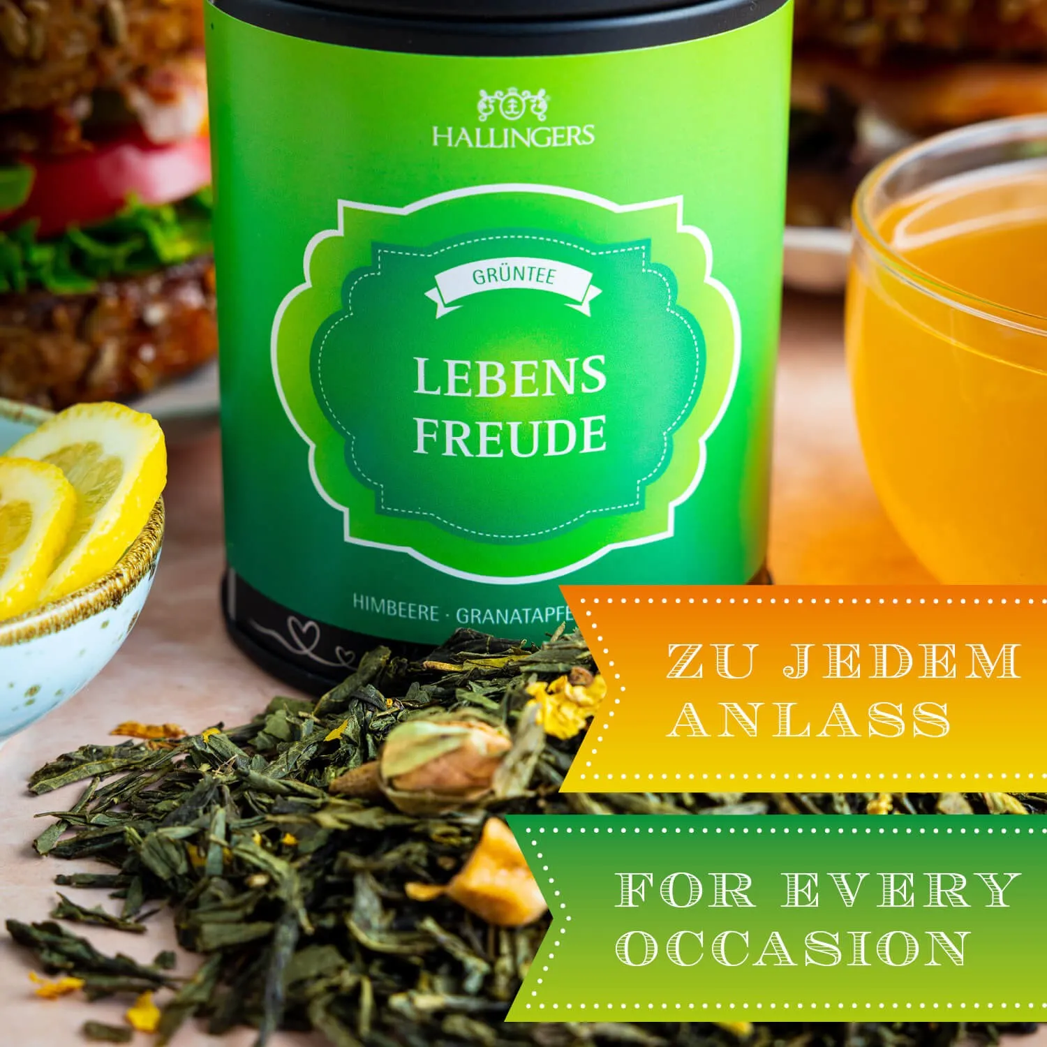 VOLLES AROMA, VOLLER GENUSS - Edition \Lebensfreude\: Während andere auf industrielle Standardmischungen und maximale Erträge setzen, überzeugt echter Grüntee durch Finesse, Charakter und ein Aroma fernab gewöhnlicher Massenware
