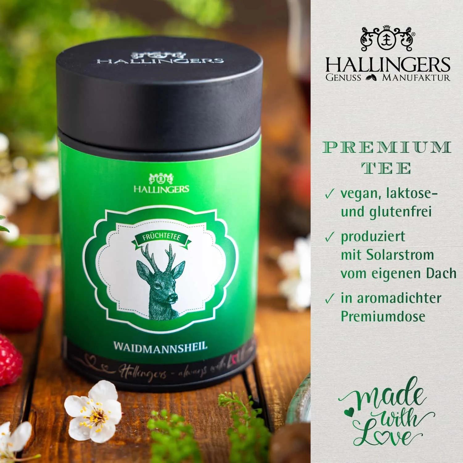 FRÜCHTETEE IN DER GESCHENK-DOSE - Loser Früchte-Tee mit fruchtigem Aroma, stilvoll verpackt in einer hochwertigen Geschenk-Dose. Die besondere Geschenkidee für Teeliebhaber, Genießer & entspannte Genussmomente