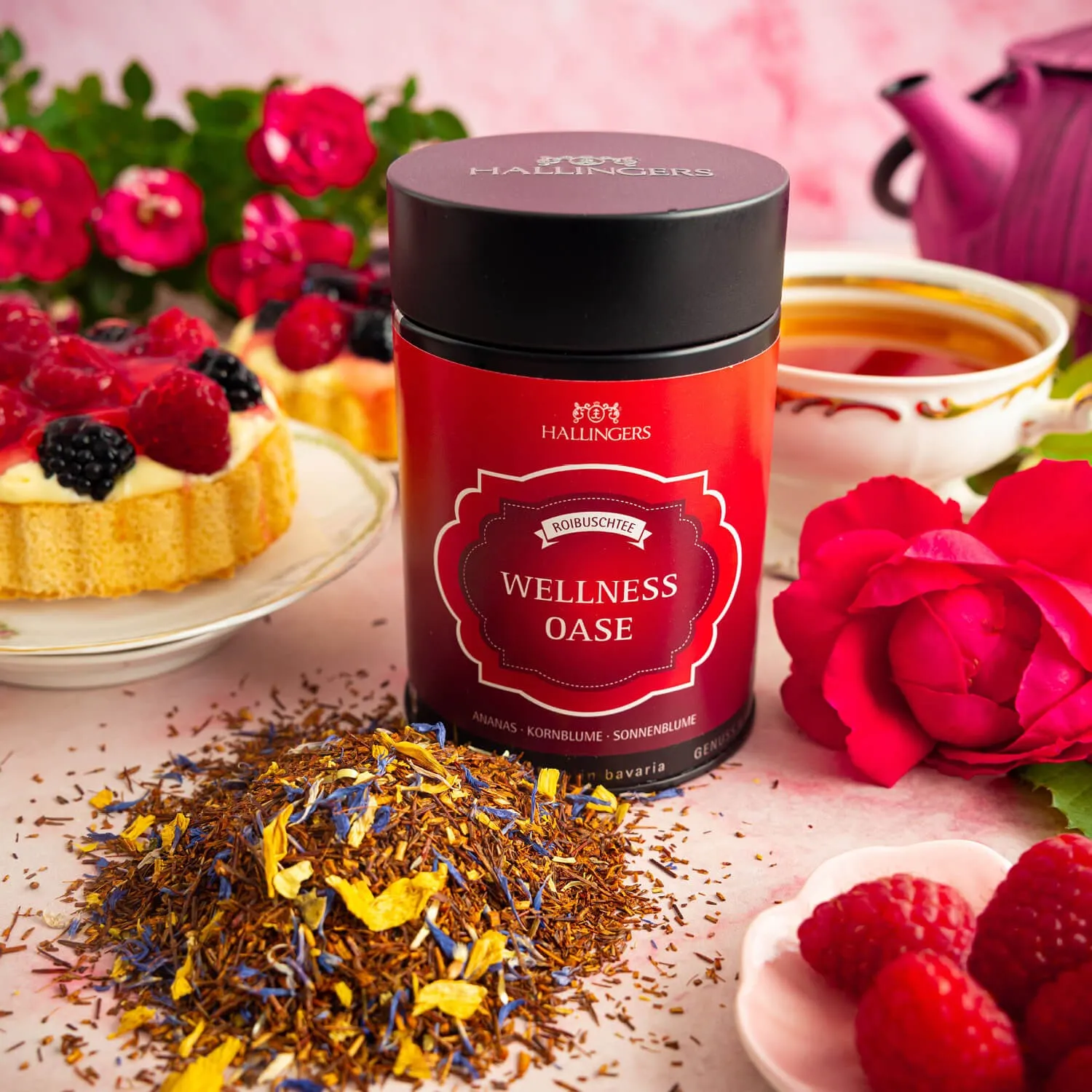 ROOIBOS TEE IN DER GESCHENK-DOSE - Loser Rooibos-Tee mit mild-aromatischem Geschmack, stilvoll verpackt in einer hochwertigen Geschenk-Dose. Die besondere Geschenkidee für Teeliebhaber, Genießer & entspannte Wohlfühlmomente