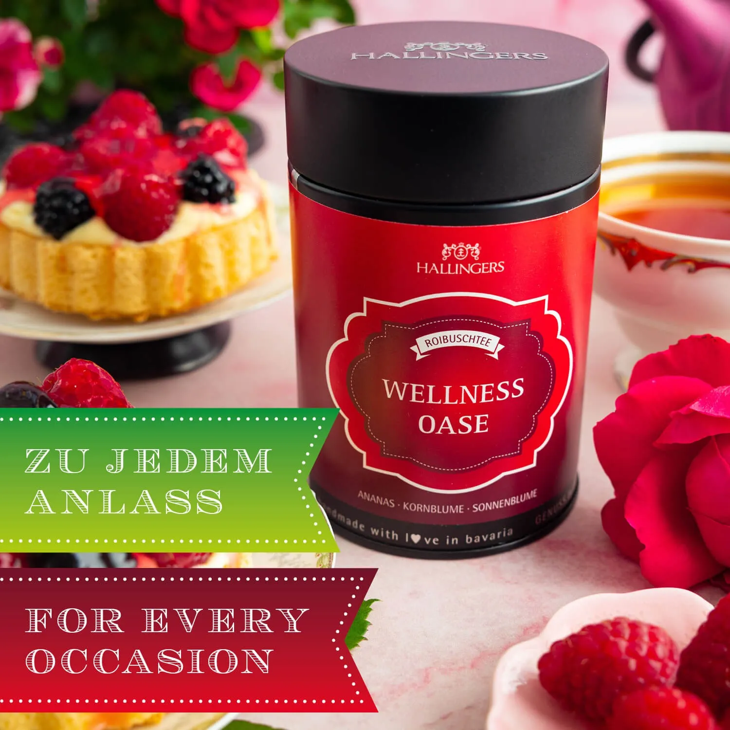 VOLLES AROMA, VOLLER GENUSS - Edition \Wellness Oase\: Während andere auf industrielle Standardmischungen und maximale Erträge setzen, überzeugt unser Rooibos Tee durch Tiefe, Natürlichkeit & ein Aroma mit unverwechselbarem Charakter
