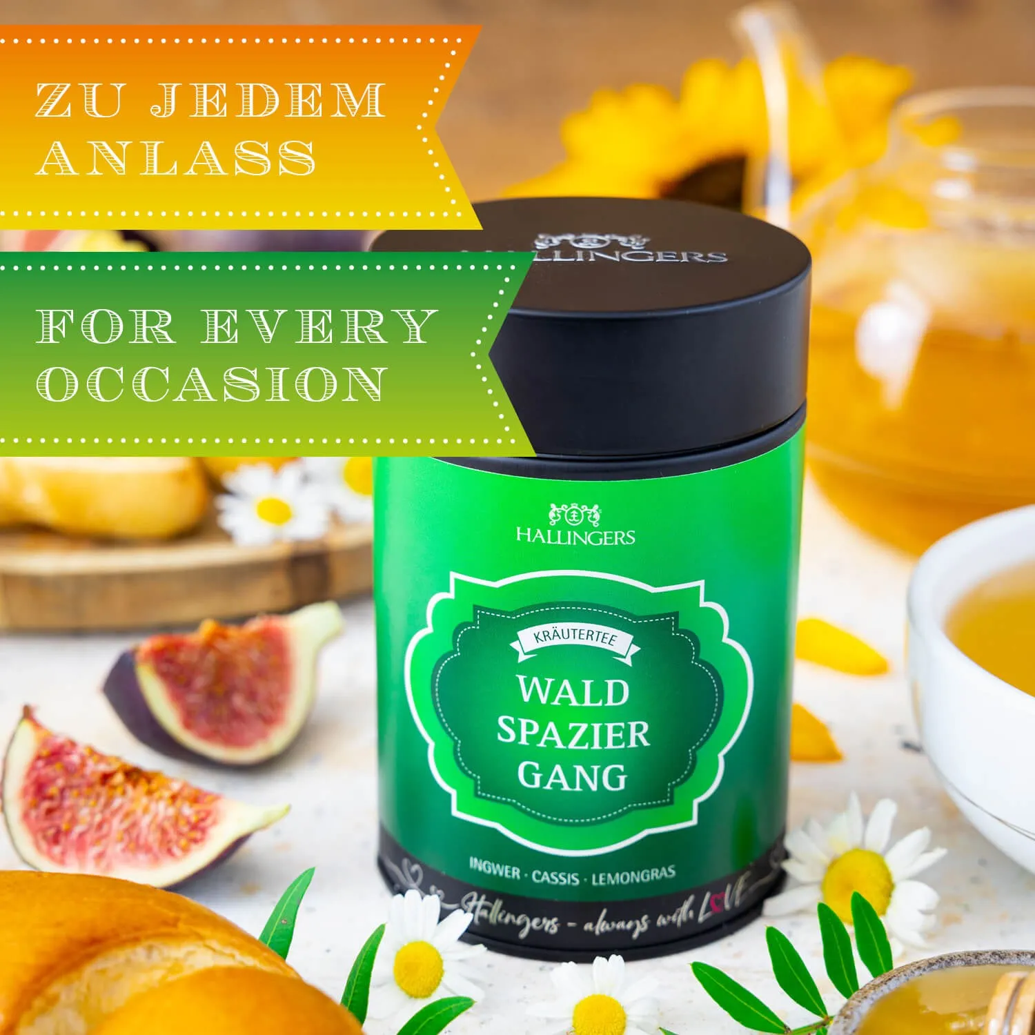 VOLLES AROMA, VOLLER GENUSS - Edition \Waldspaziergang\: Vergiss austauschbare Teebeutel ohne Persönlichkeit - außergewöhnlicher Kräutertee beginnt, wo Qualität wichtiger ist als Masse und jede Tasse ihren eigenen Charakter entfaltet