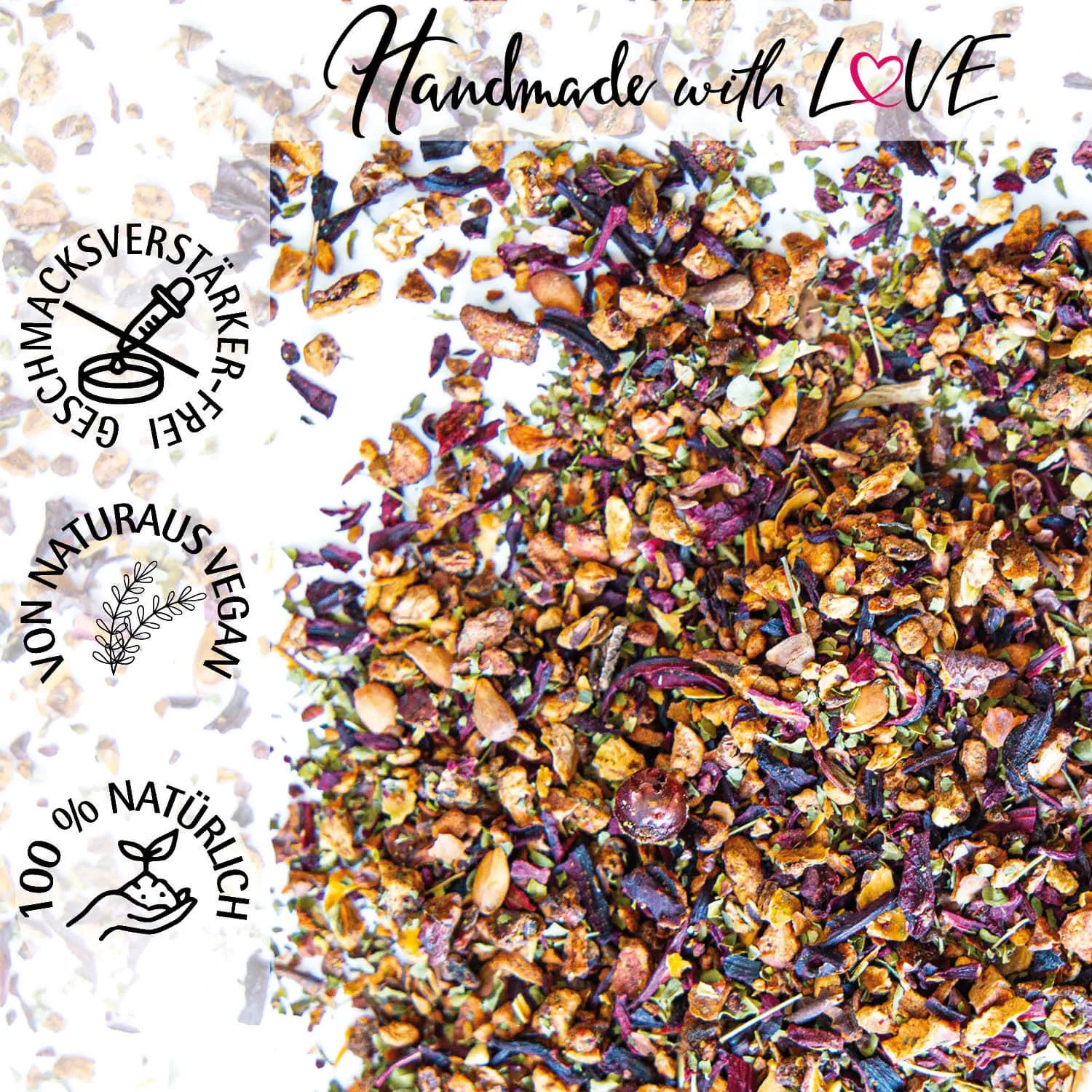 Saftige Kirsche (mit Kirsche, Hibiskus & Blaubeer) - Cold Tea, loser Tee Geschenkdose
