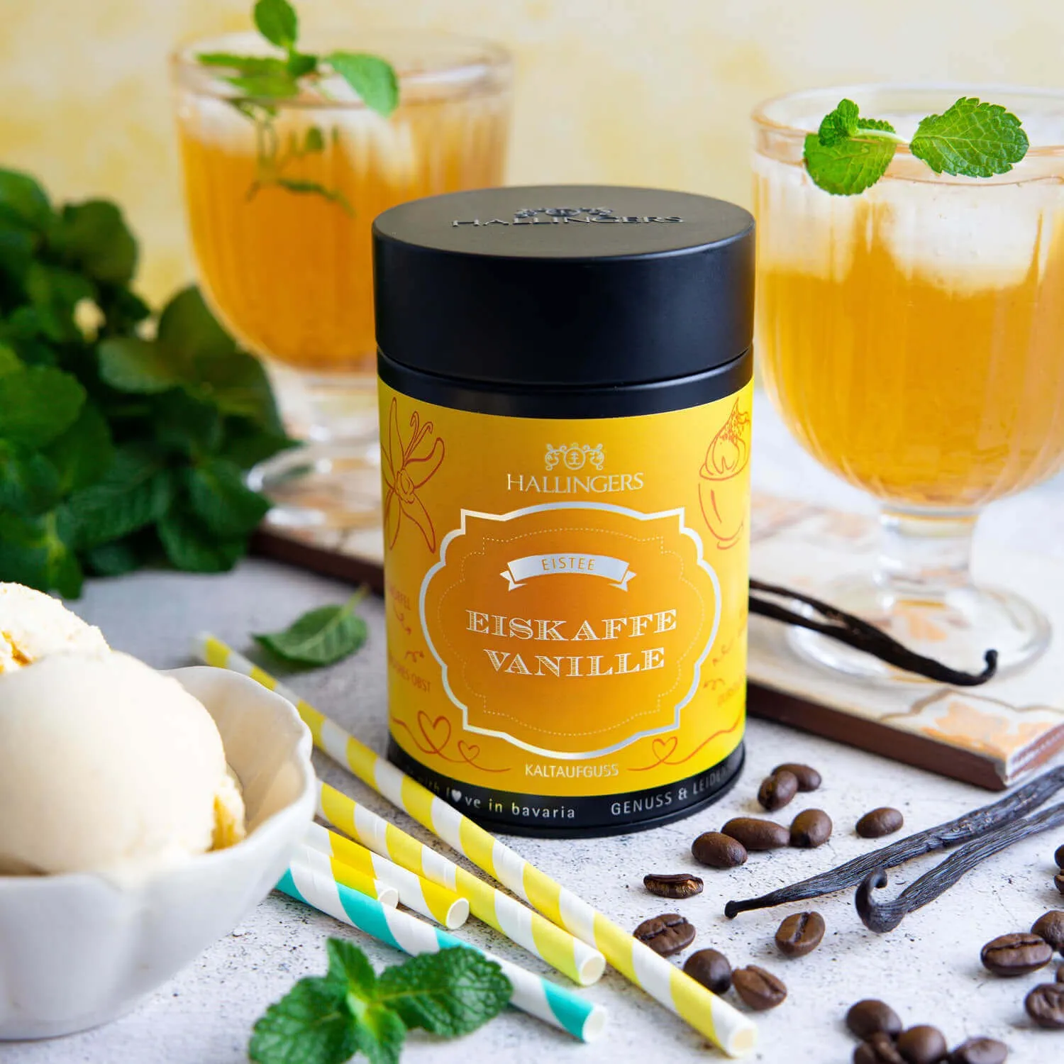 COLD TEA IN DER GESCHENK-DOSE - Loser Eistee als Cold Brew Kaltaufguss mit fruchtig-erfrischendem Aroma, stilvoll verpackt in einer edlen Geschenk-Dose. Die besondere Geschenkidee für Teeliebhaber & erfrischende Genussmomente