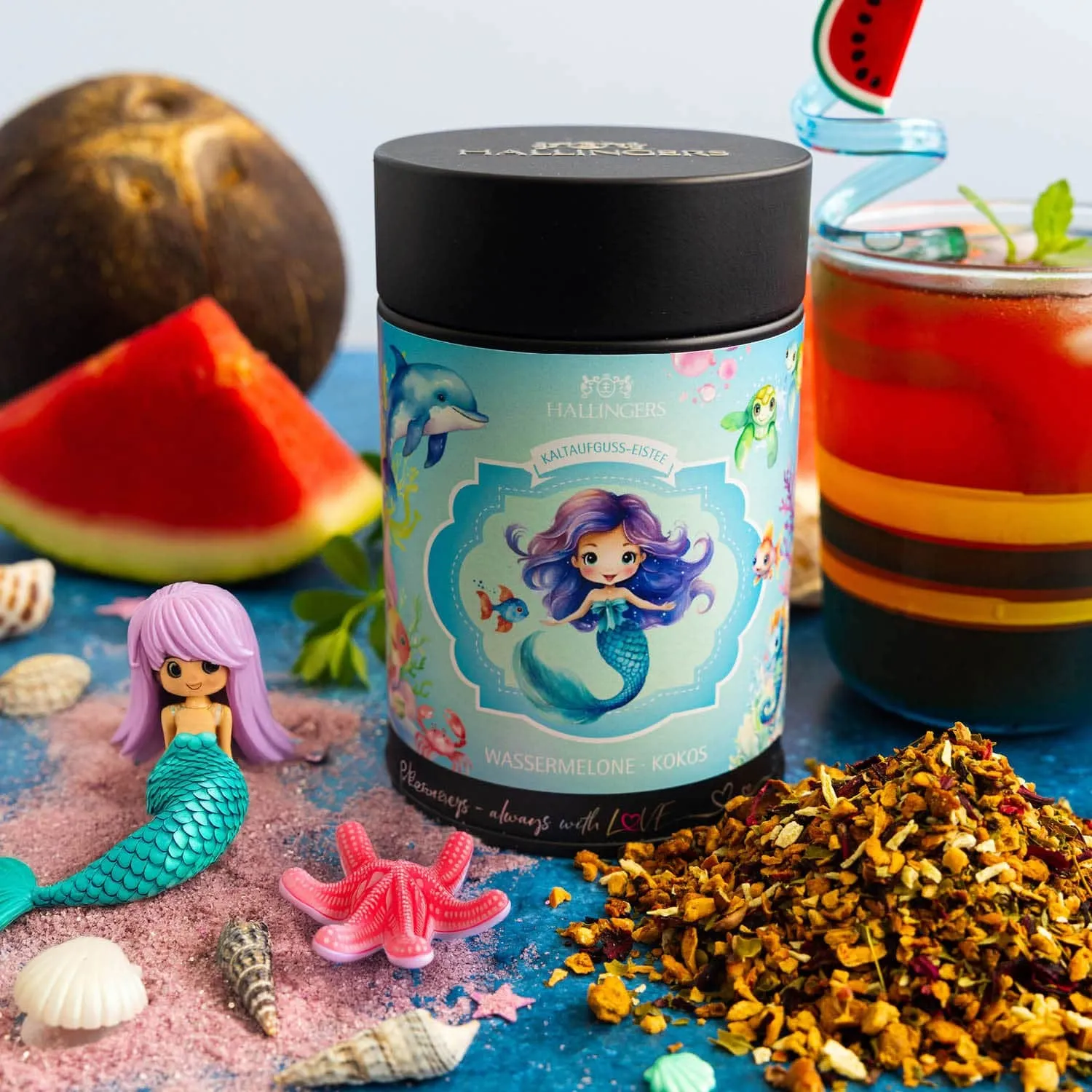 COLD TEA IN DER GESCHENK-DOSE - Loser Eistee als Cold Brew Kaltaufguss mit fruchtig-erfrischendem Aroma, stilvoll verpackt in einer edlen Geschenk-Dose. Die besondere Geschenkidee für Teeliebhaber & erfrischende Genussmomente
