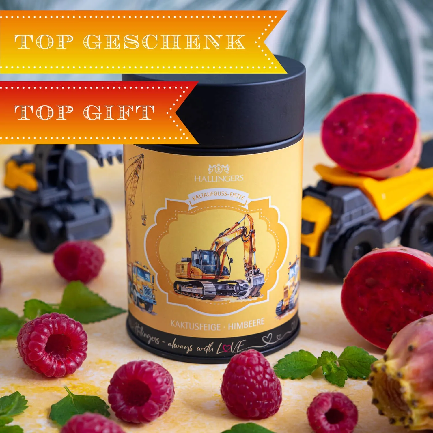 VOLLES AROMA, VOLLER GENUSS - Edition \Bagger Eistee\: Schluss mit Kaltaufgüssen, die vor allem süß schmecken - der Unterschied zeigt sich dort, wo ausgewählte Zutaten, Frische und echter Teegenuss wichtiger sind als Massenware