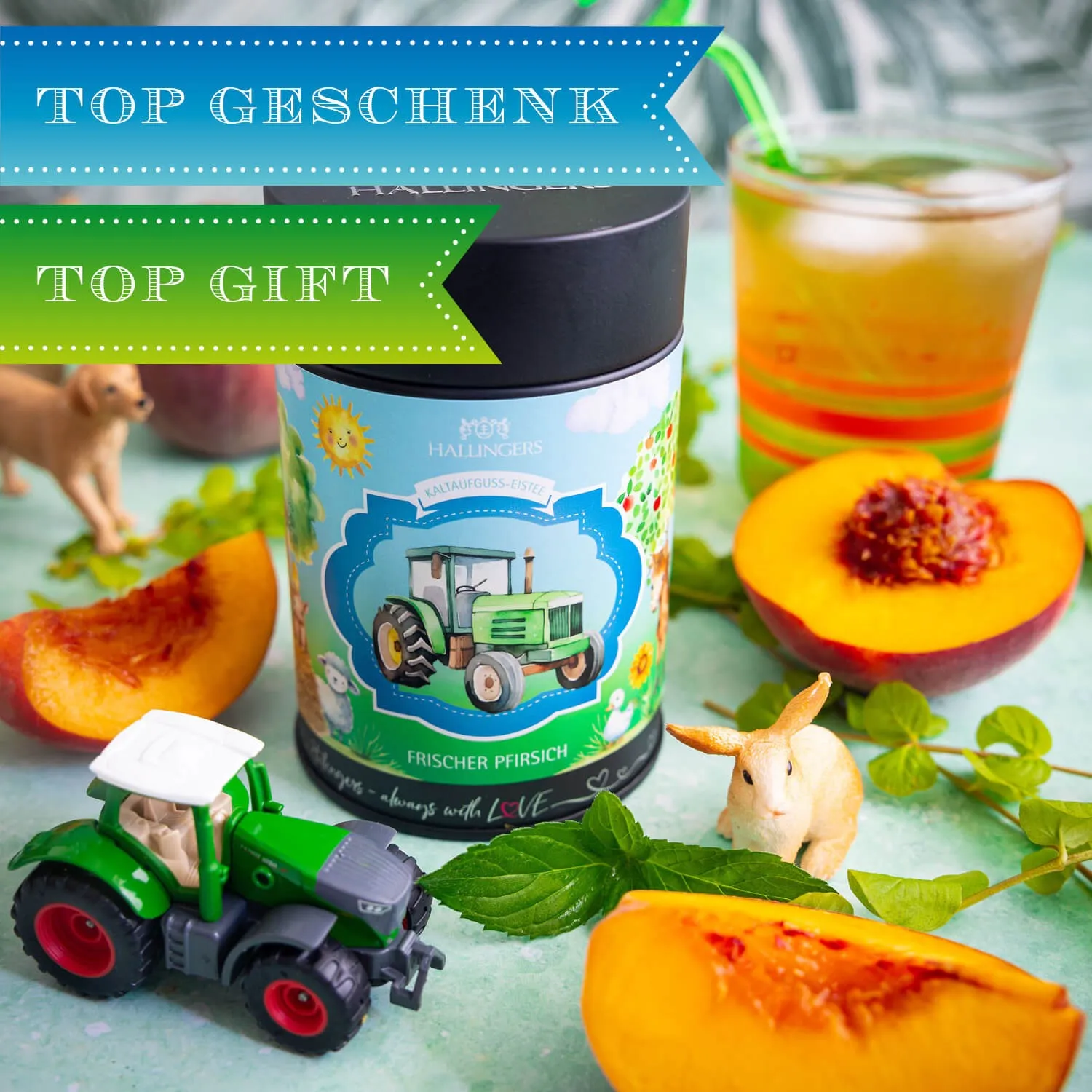 VOLLES AROMA, VOLLER GENUSS - Edition \Traktor Eistee\: Schluss mit Kaltaufgüssen, die vor allem süß schmecken - der Unterschied zeigt sich dort, wo ausgewählte Zutaten, Frische und echter Teegenuss wichtiger sind als Massenware