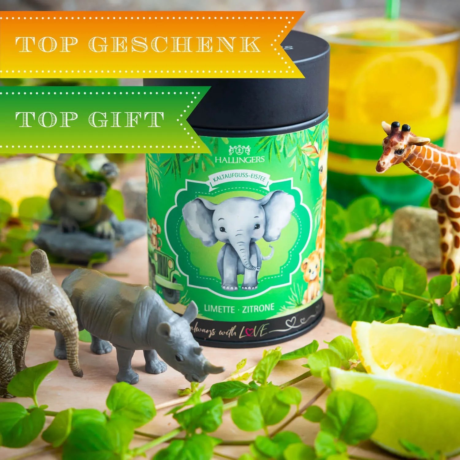 VOLLES AROMA, VOLLER GENUSS - Edition \Safari Eistee\: Schluss mit Kaltaufgüssen, die vor allem süß schmecken - der Unterschied zeigt sich dort, wo ausgewählte Zutaten, Frische und echter Teegenuss wichtiger sind als Massenware