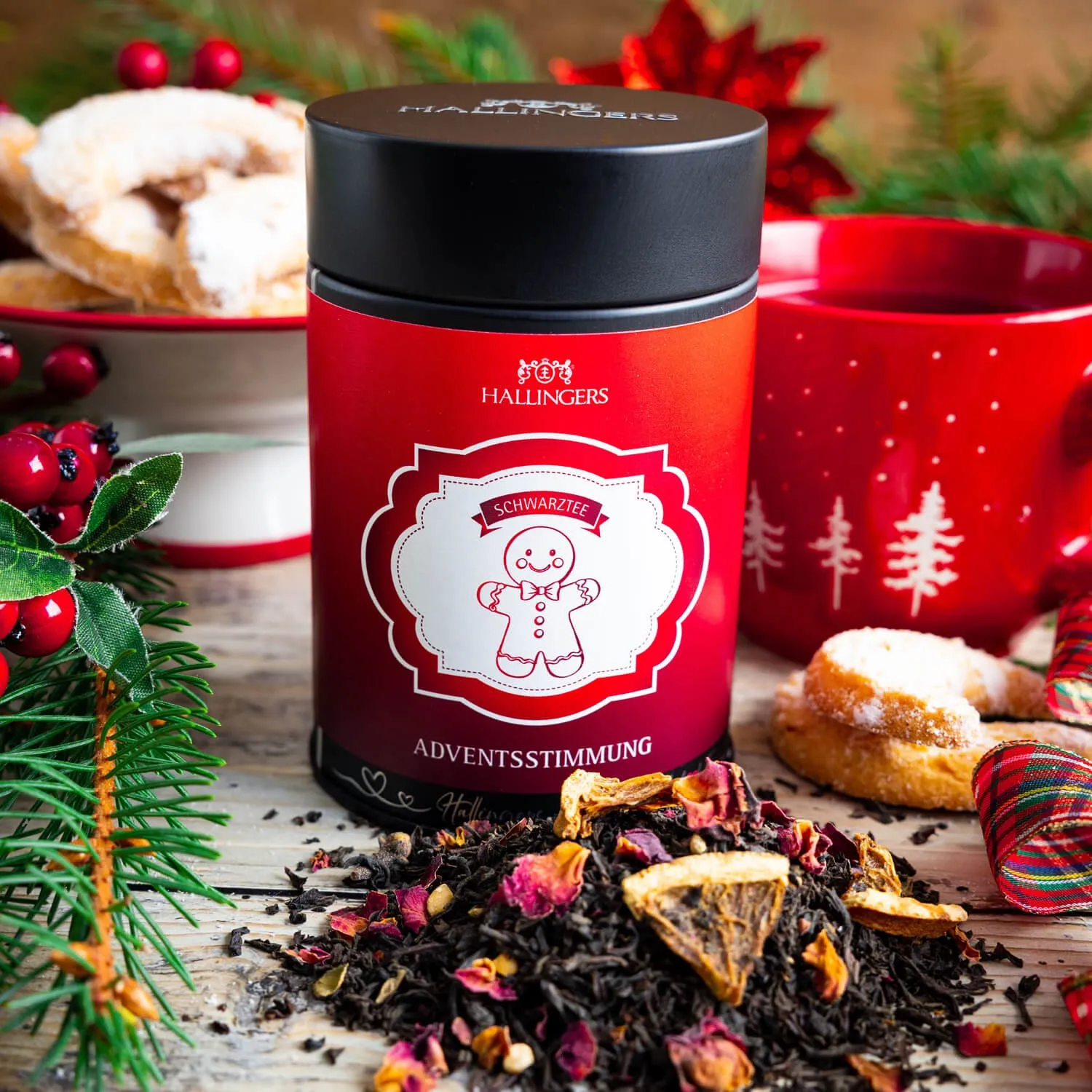 SCHWARZER TEE IN DER GESCHENK-DOSE - Loser Schwarztee mit aromatischem Geschmack, stilvoll verpackt in einer hochwertigen Geschenk-Dose. Die besondere Geschenkidee für Teeliebhaber, Genießer & entspannte Genussmomente